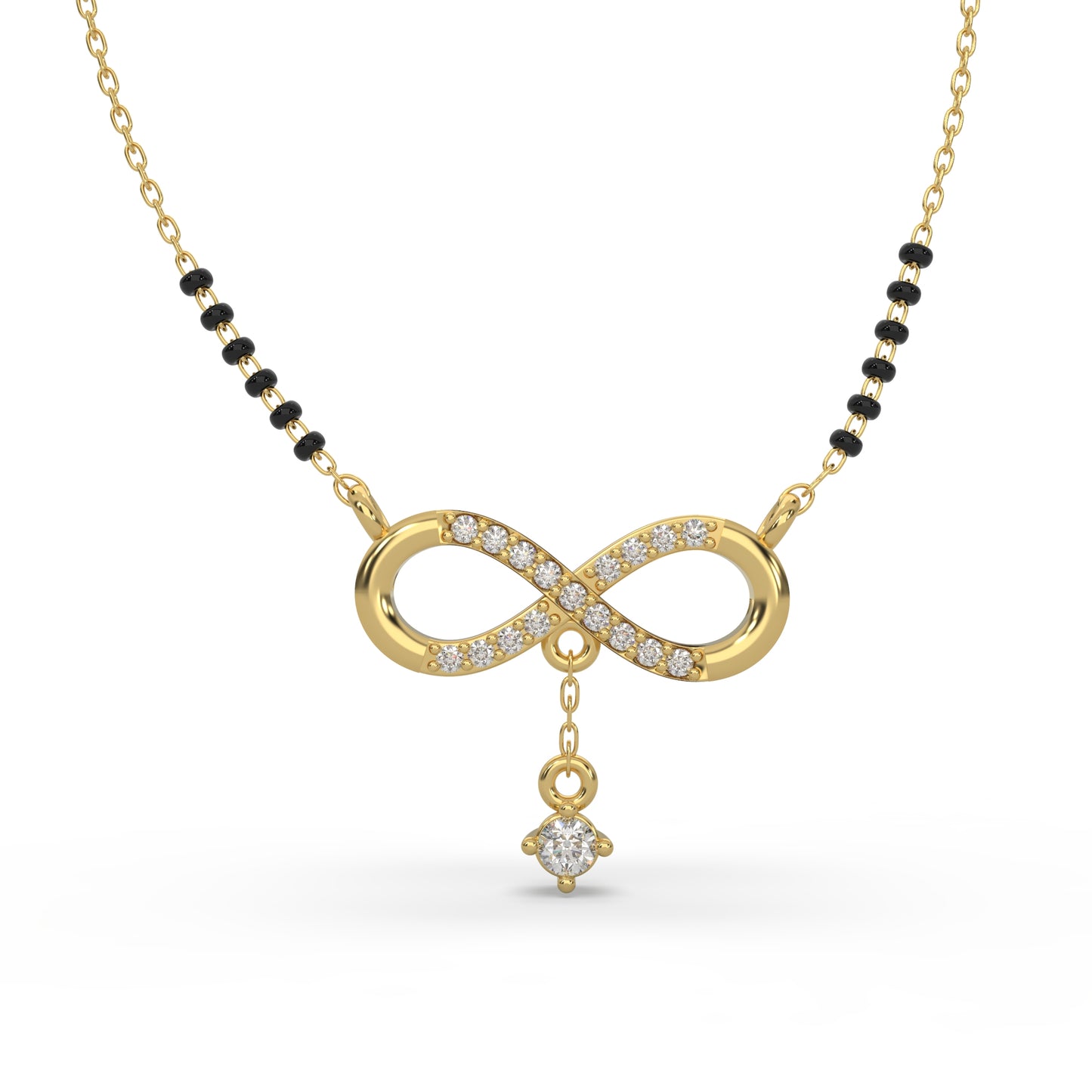 Sacred Infinity Diamond Mangalsutra