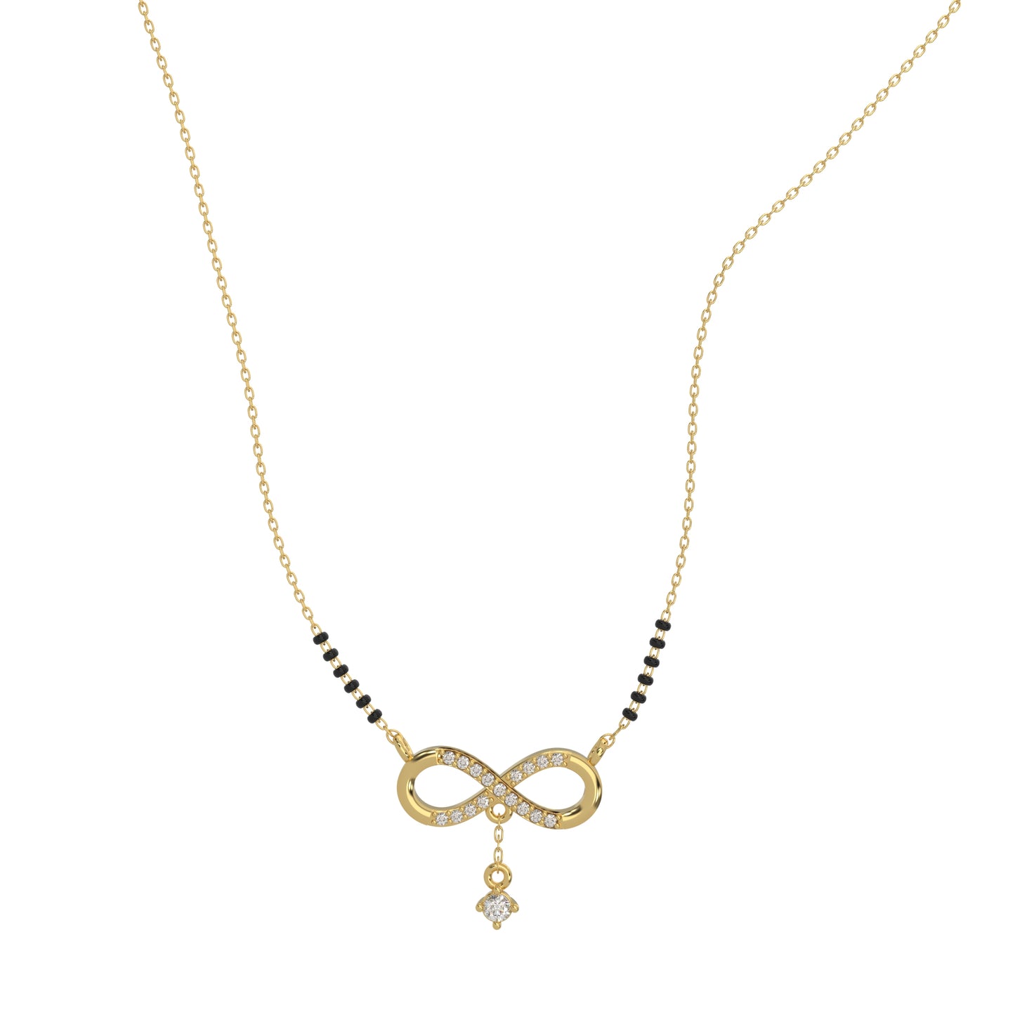 Sacred Infinity Diamond Mangalsutra