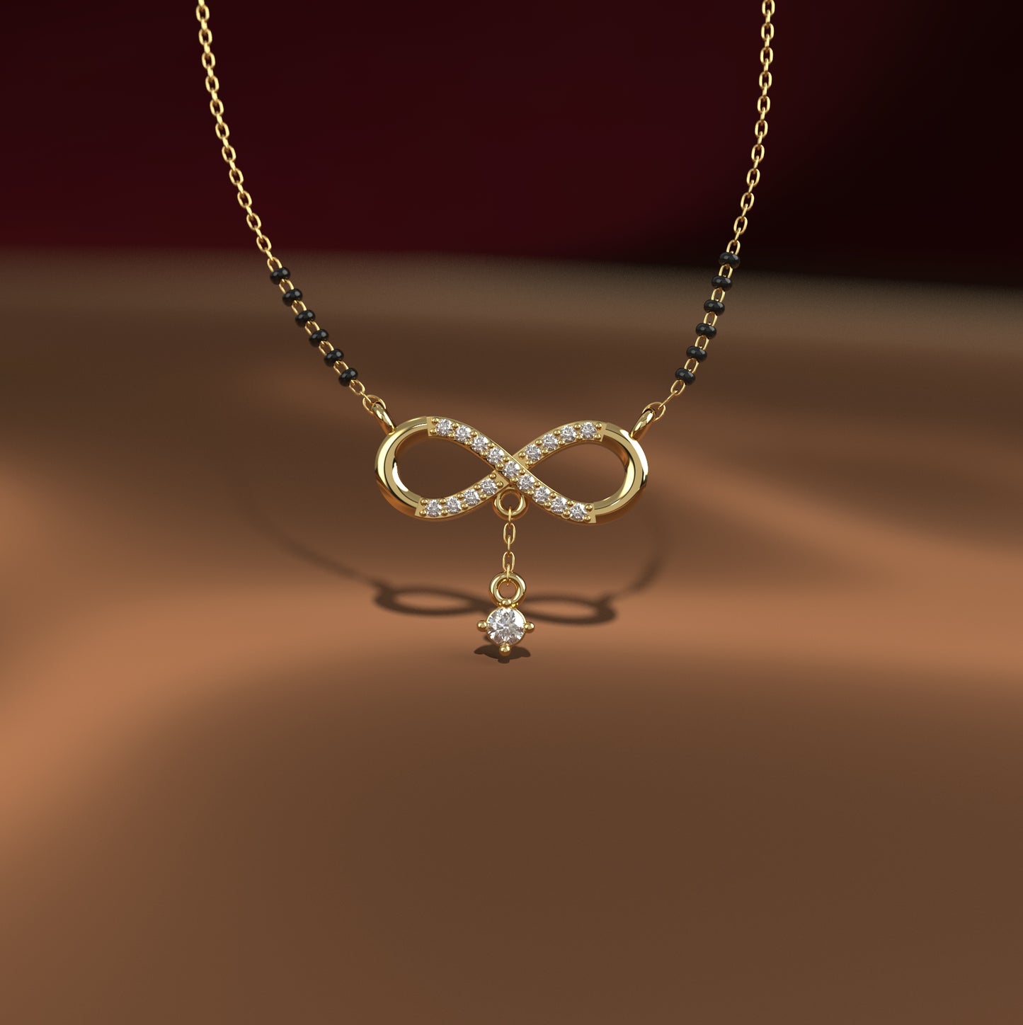 Sacred Infinity Diamond Mangalsutra