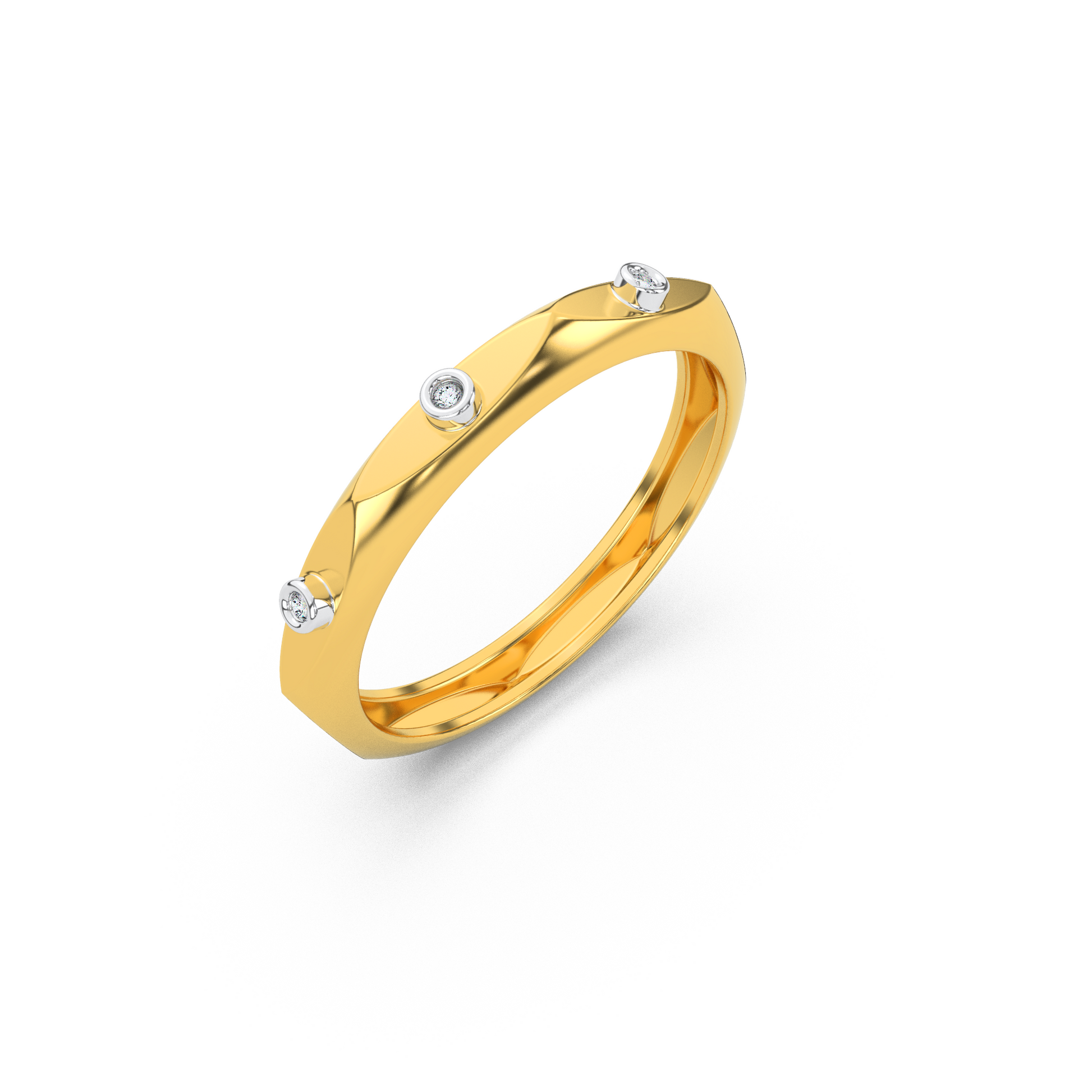 14 Kt Yellow Gold Diamond 