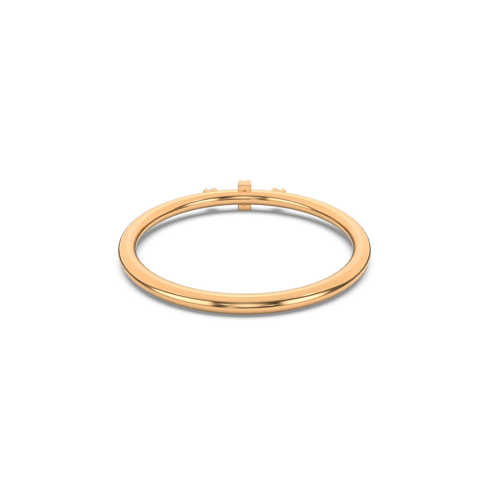 14 Kt Yellow Gold Diamond Ring