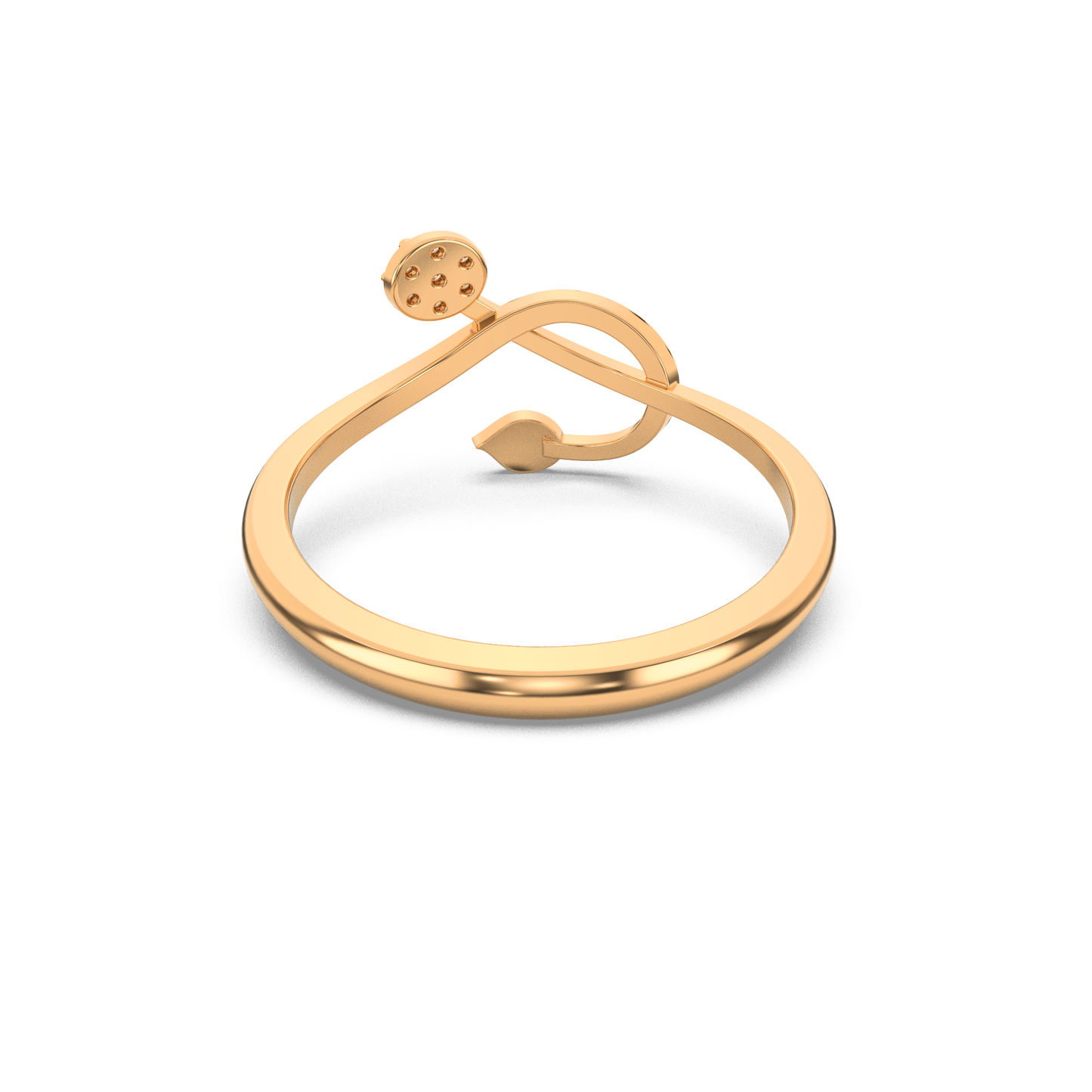 Golden Aura Diamond Ring