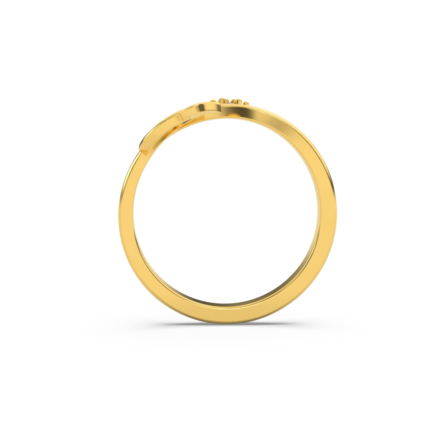 Golden Aura Diamond Ring