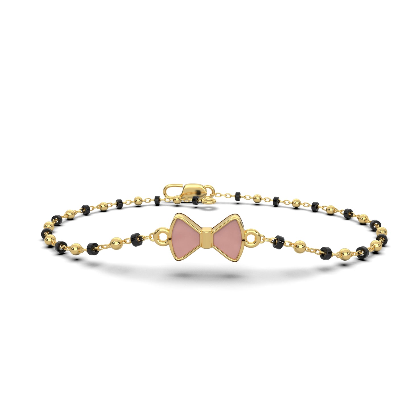 Golden Bowtie Elegance Bracelet