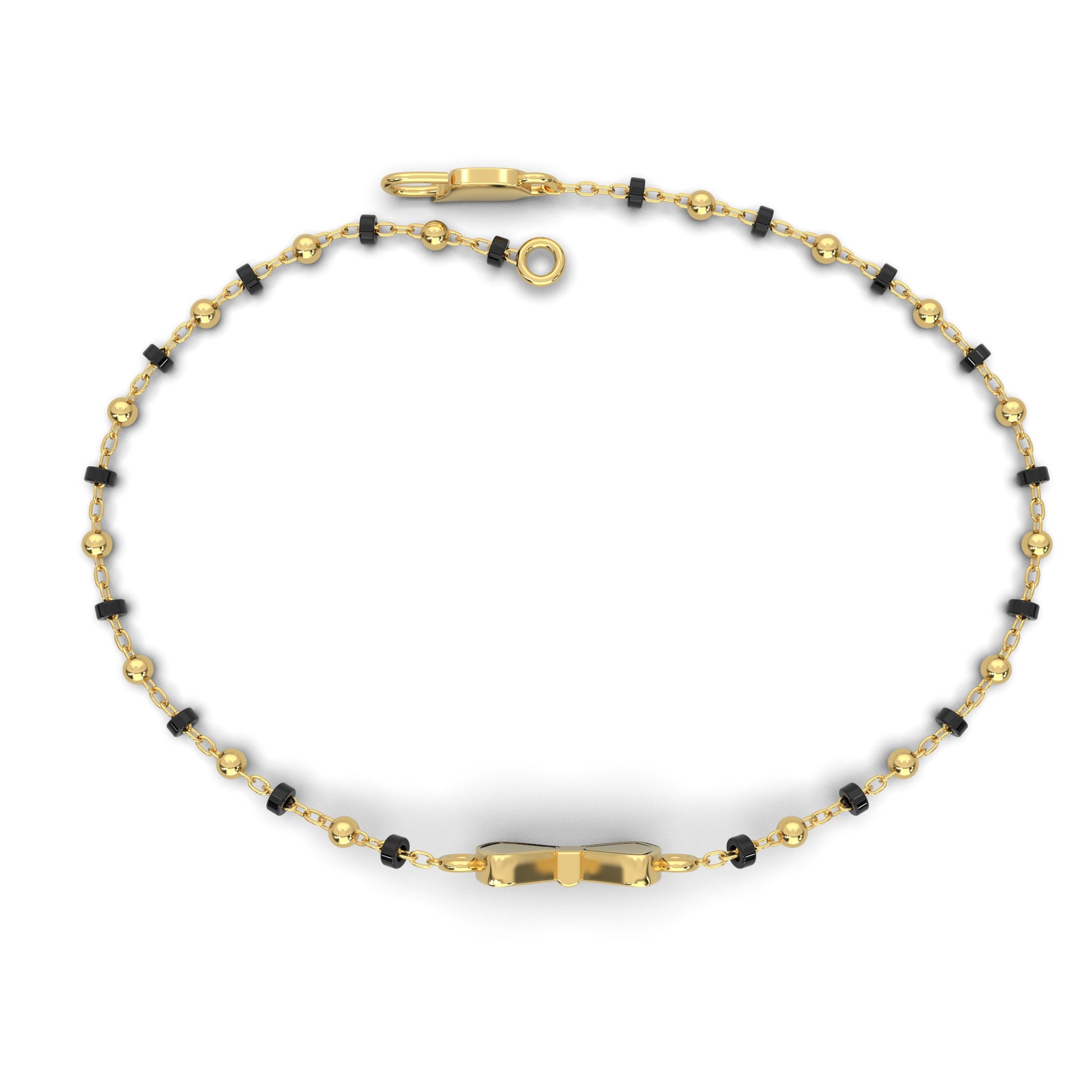 18 Kt Yellow Gold Diamond Bracelets