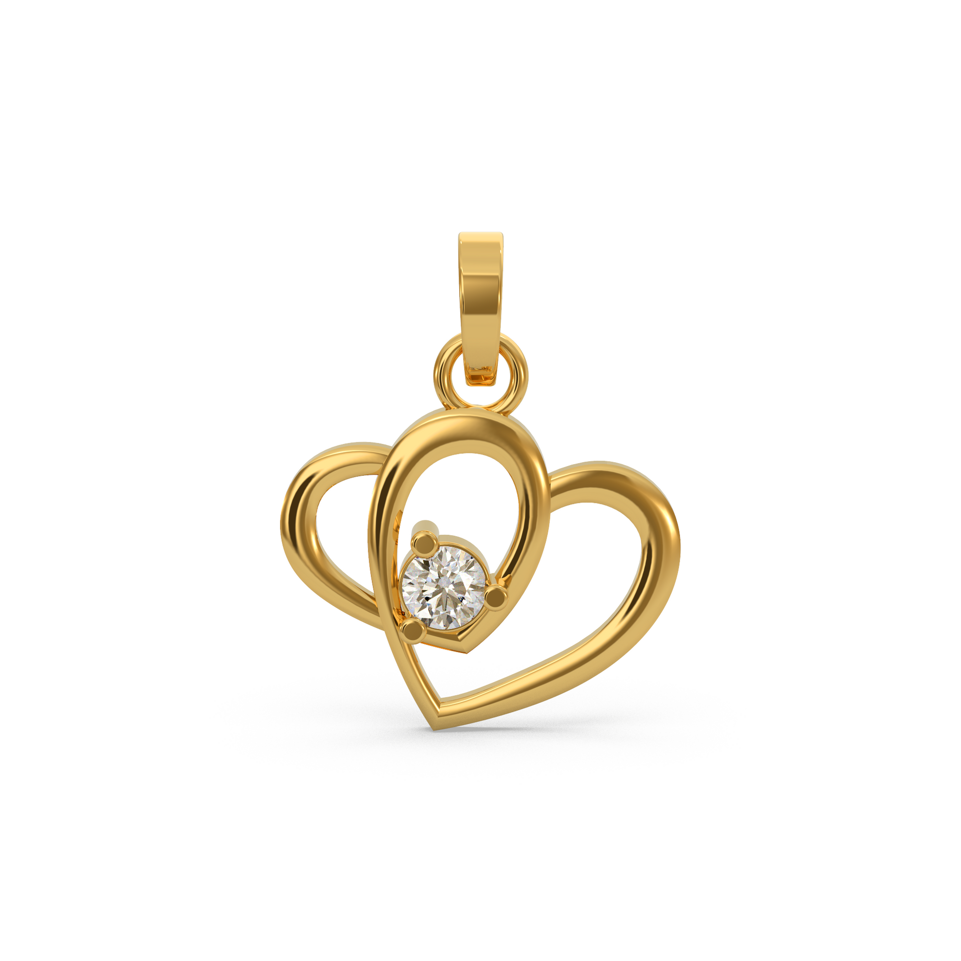 14 Kt Rose Gold Diamond Charms & Pendants