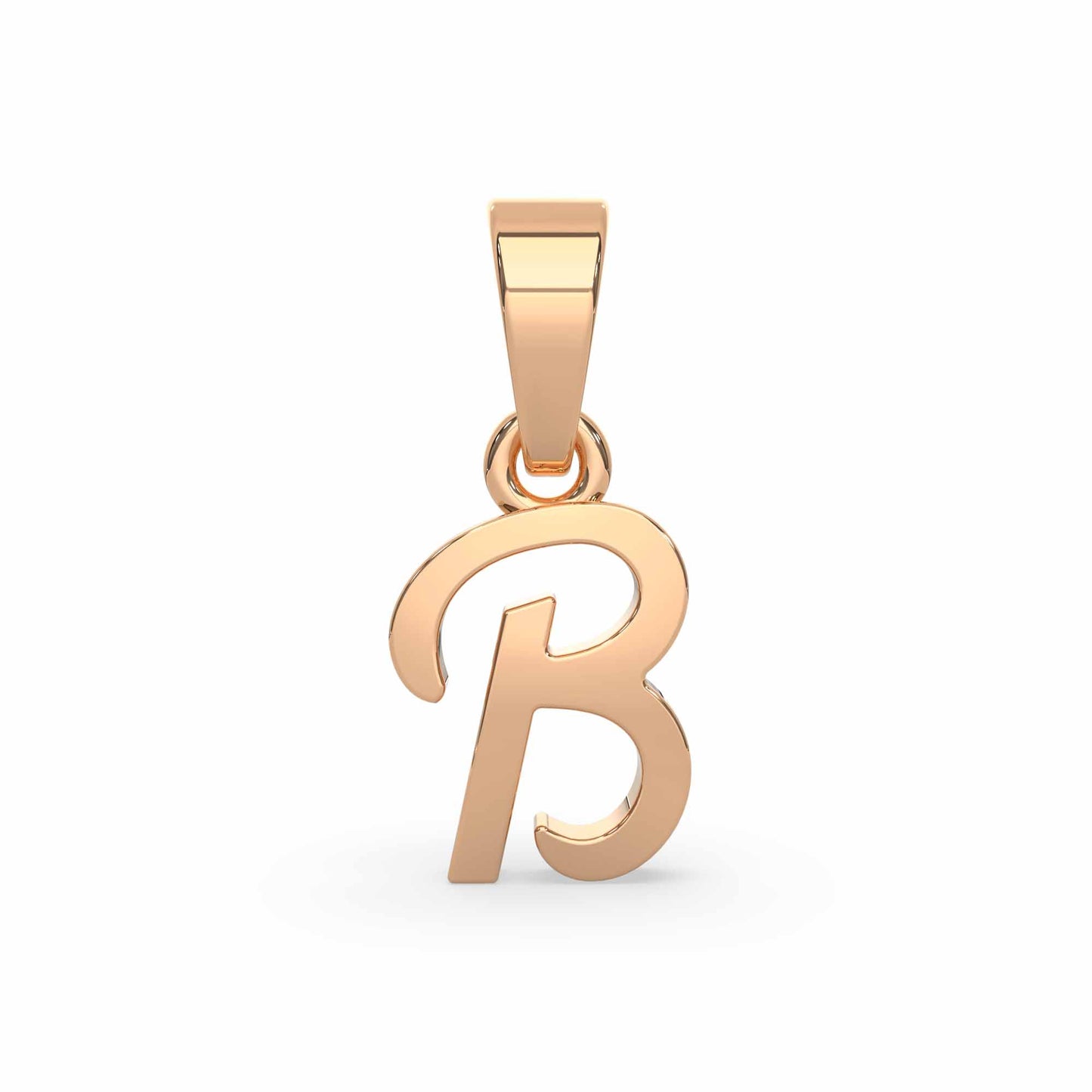 Alphabet B Gold Charm