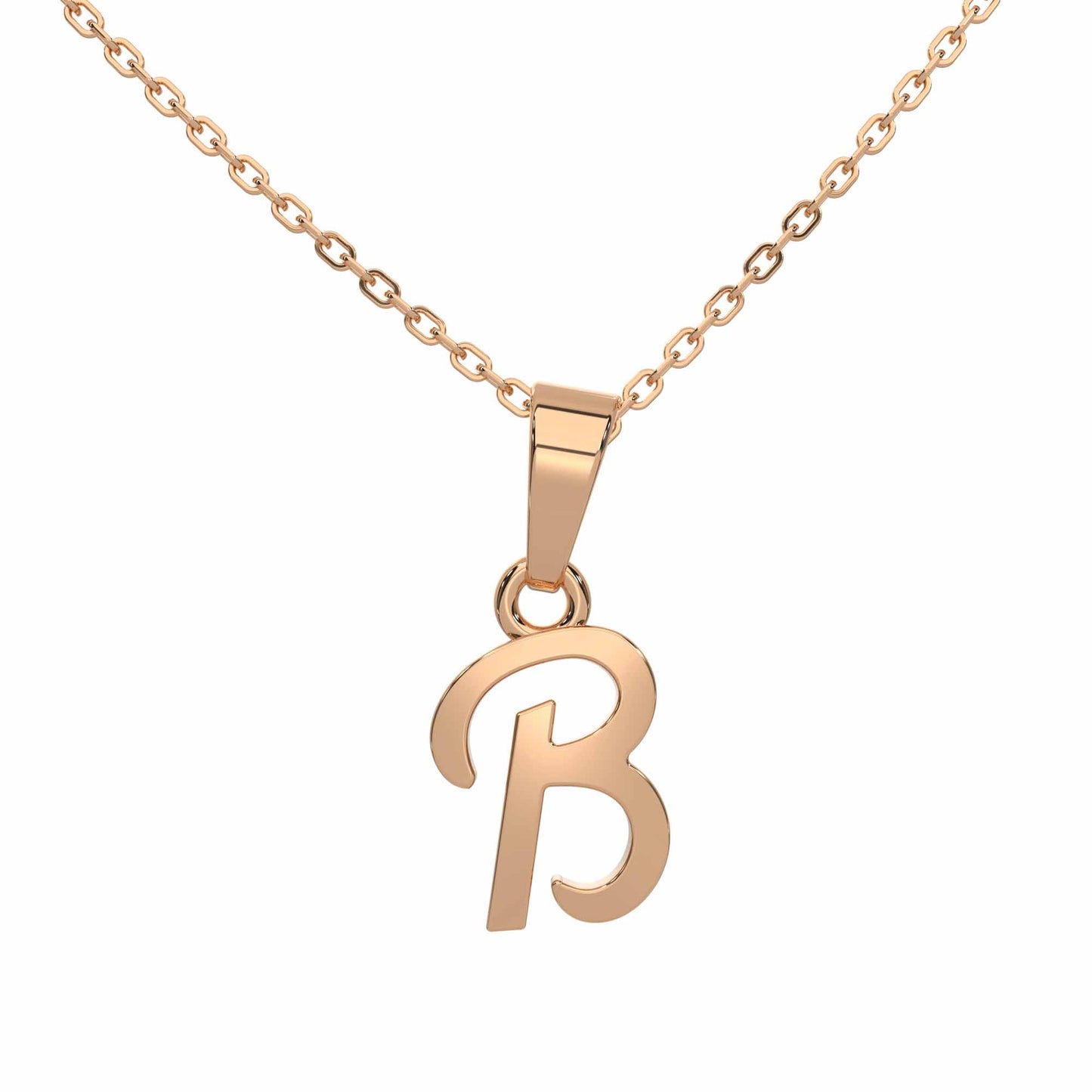 Alphabet B Gold Charm