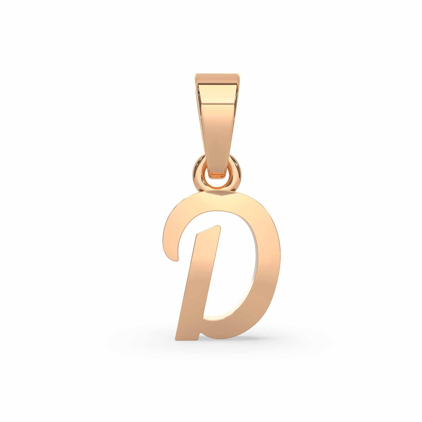 Alphabet D Gold Charm