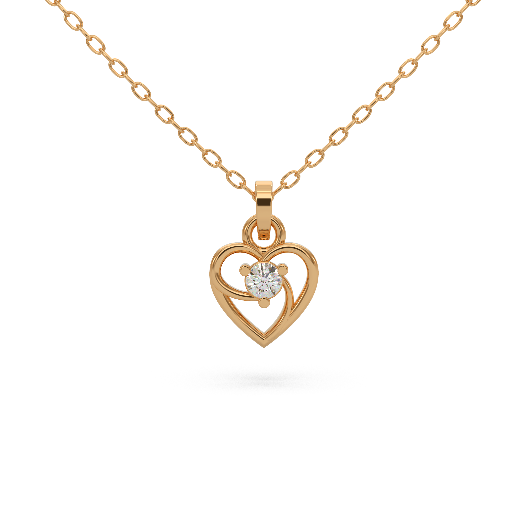 Timeless Heart Diamond Pendant