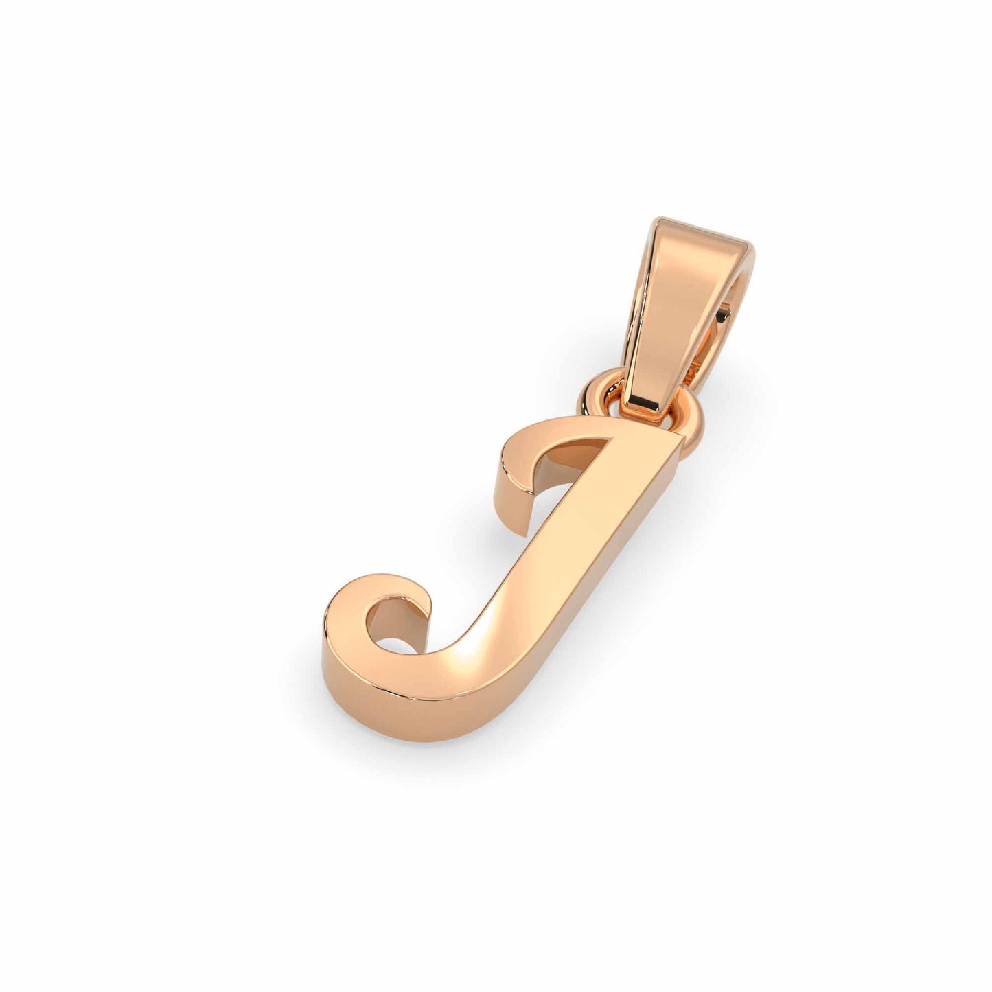 Alphabet J Gold Charm