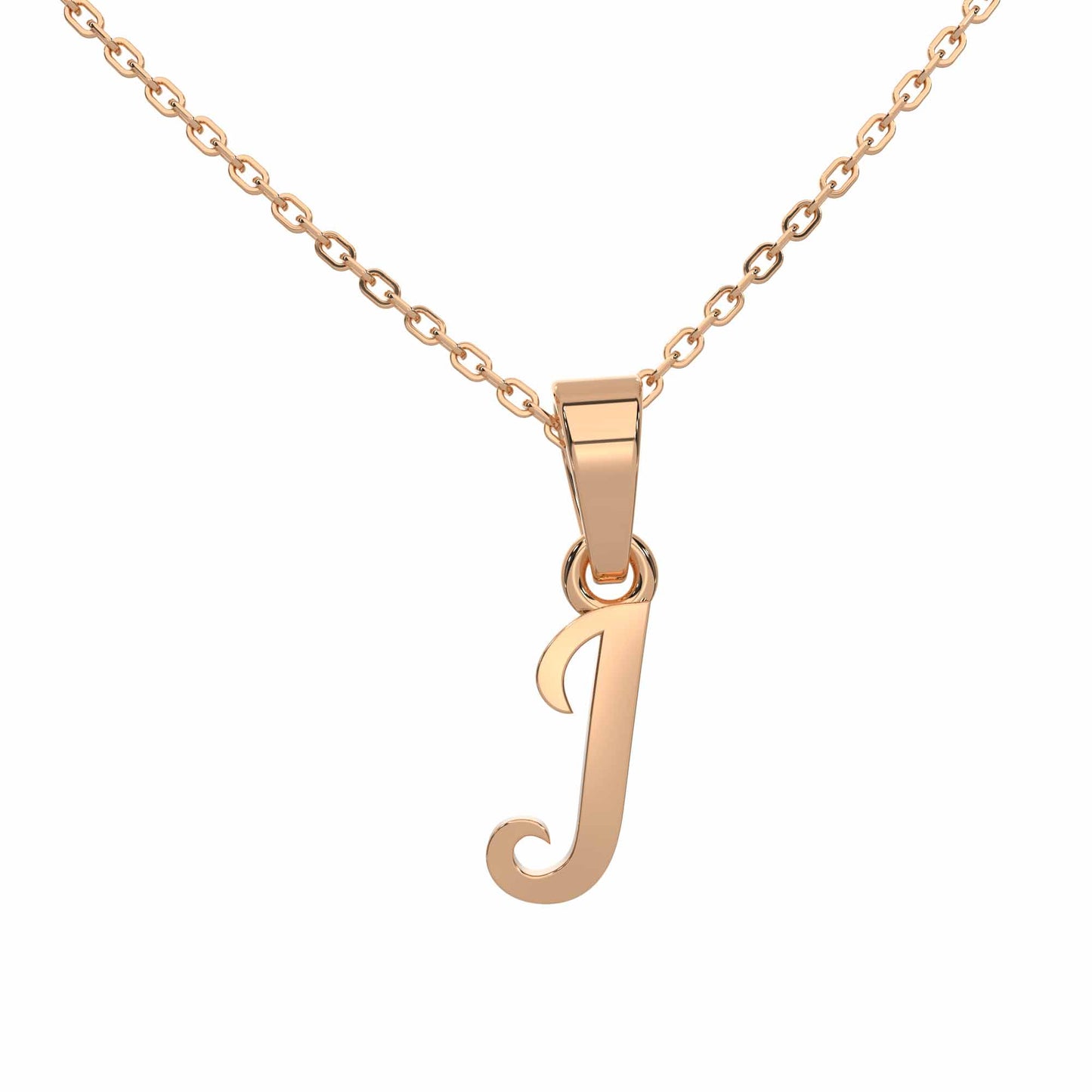 Alphabet J Gold Charm