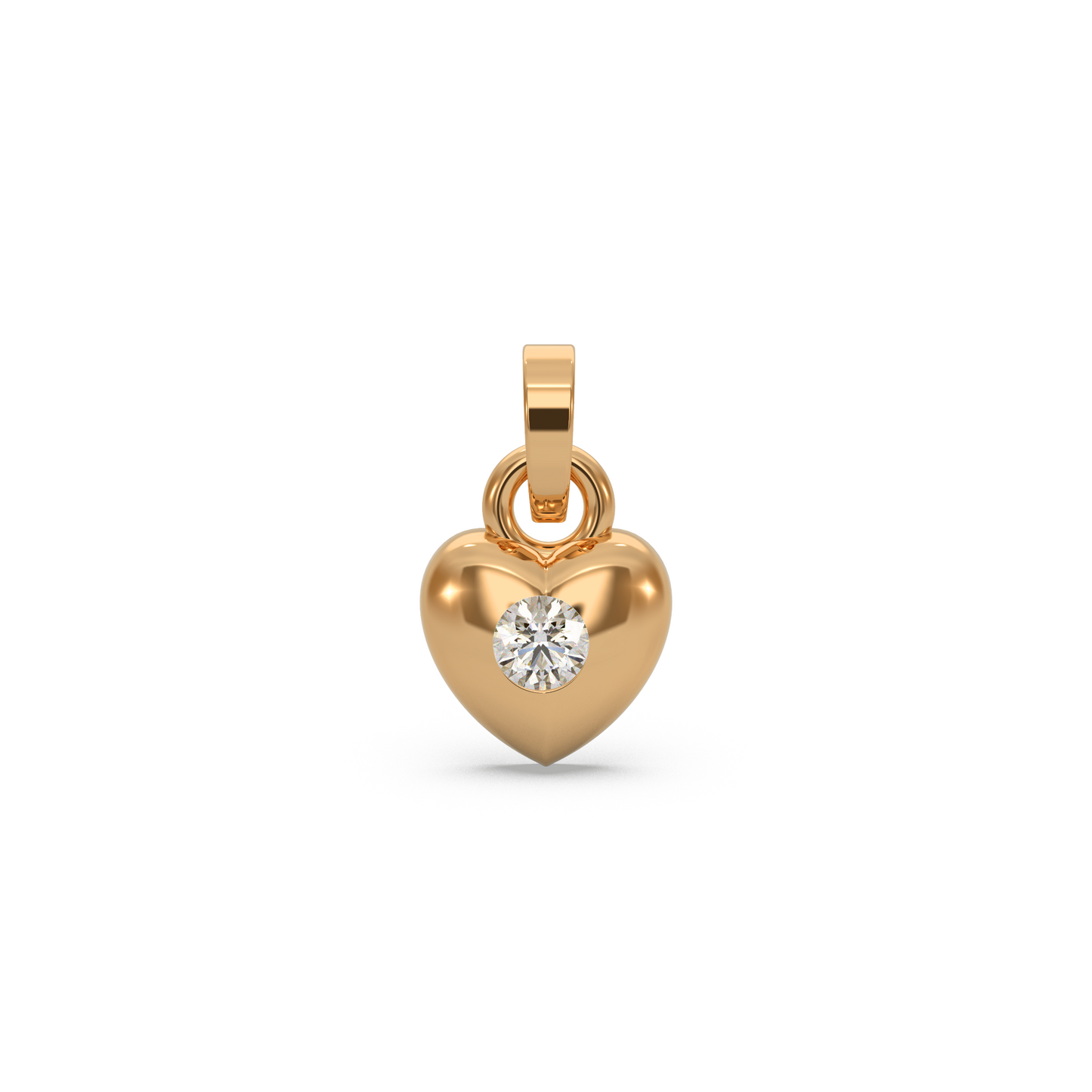 Luxury Heart Diamond Pendant