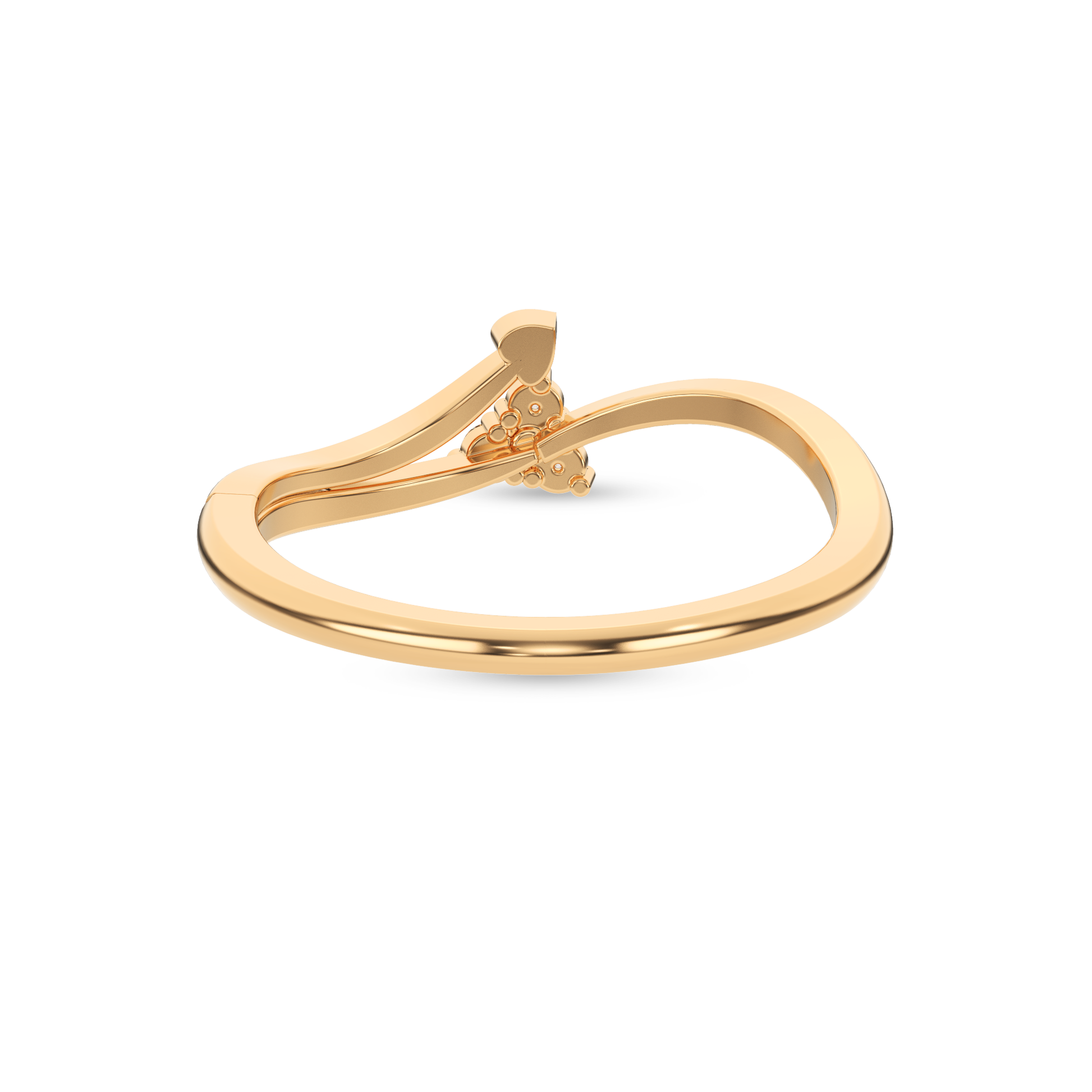 14 Kt Yellow Gold Diamond Ring