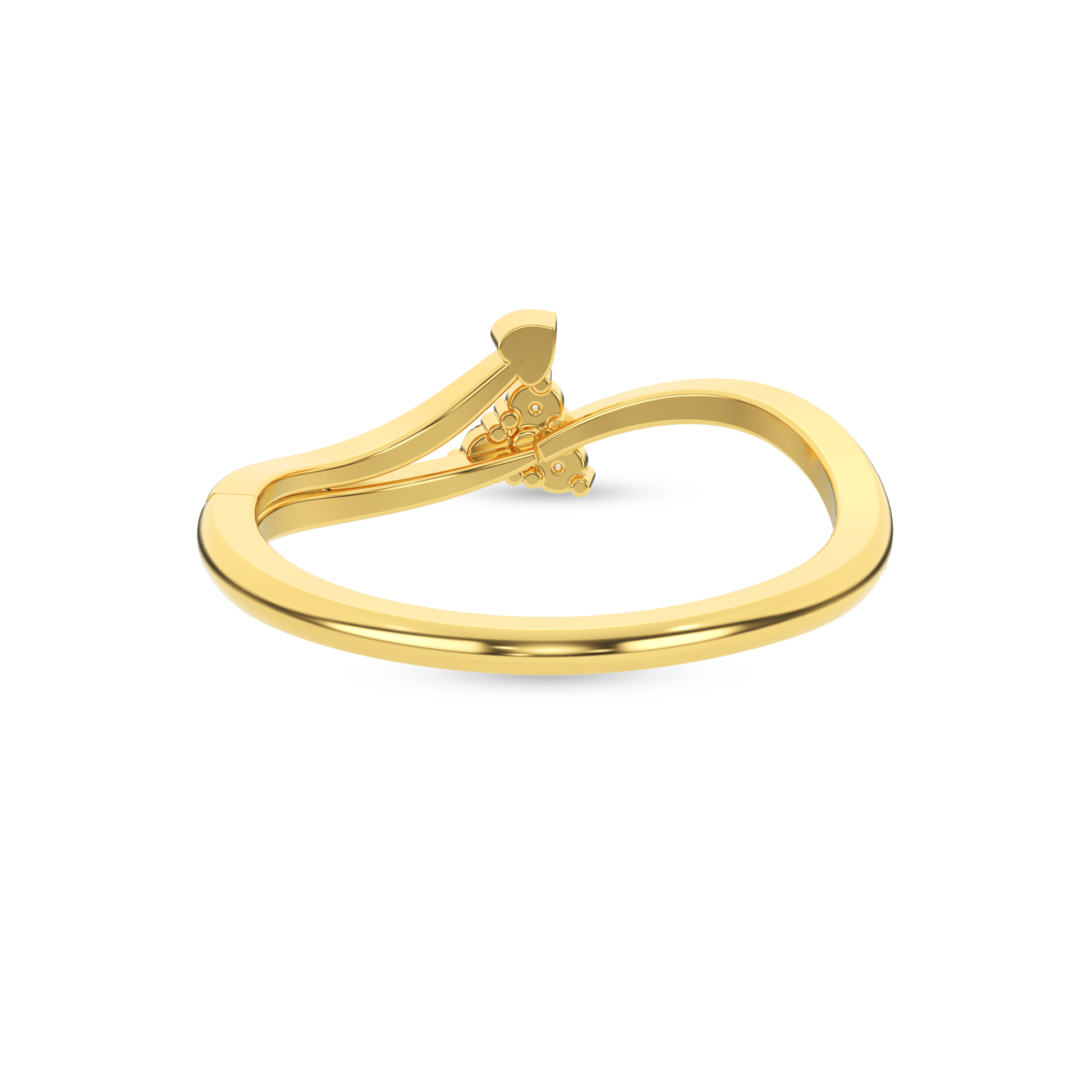 14 Kt Yellow Gold Diamond Ring