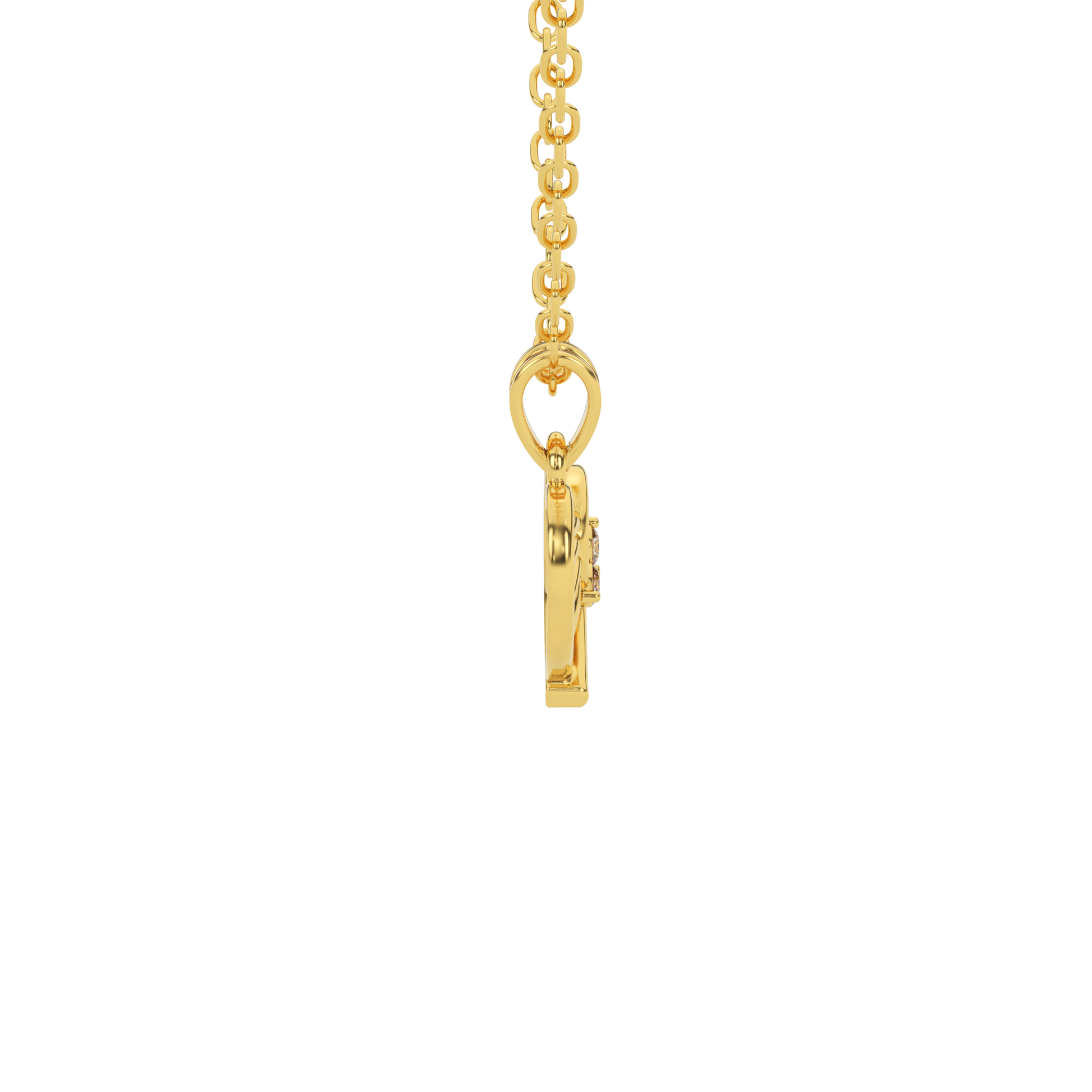 14 Kt Yellow Gold Diamond Charms & Pendants