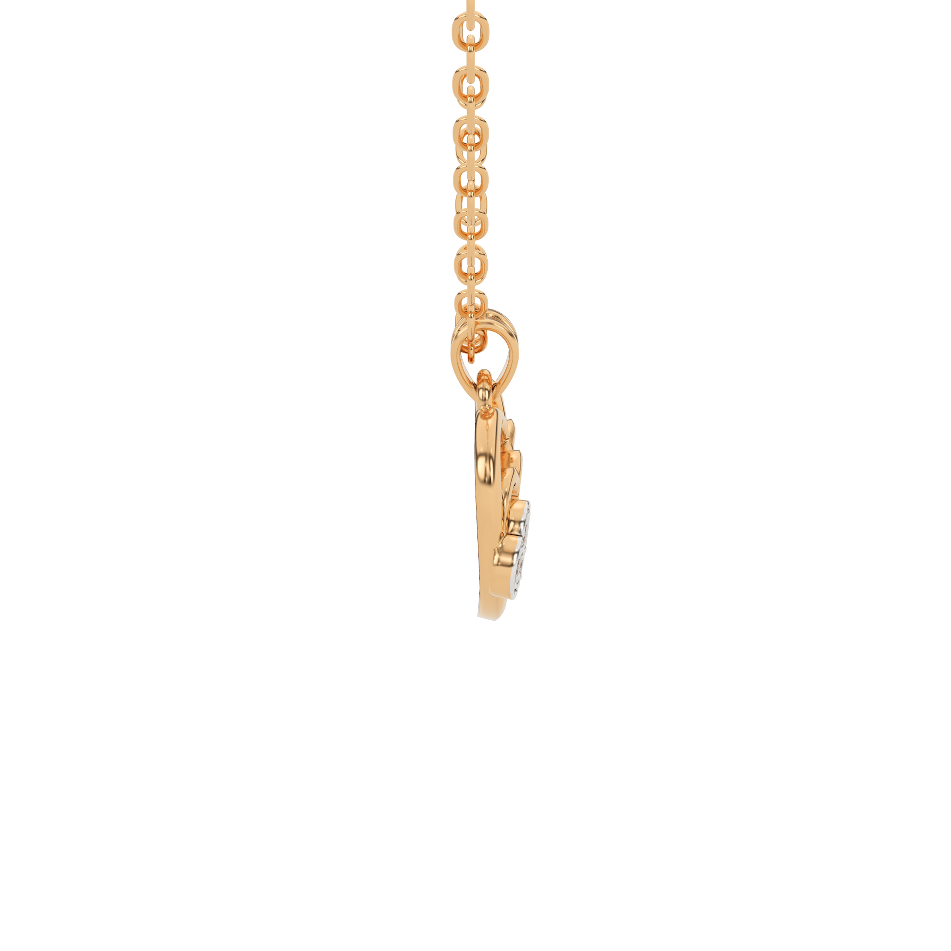 14 Kt Yellow Gold Diamond Charms & Pendants