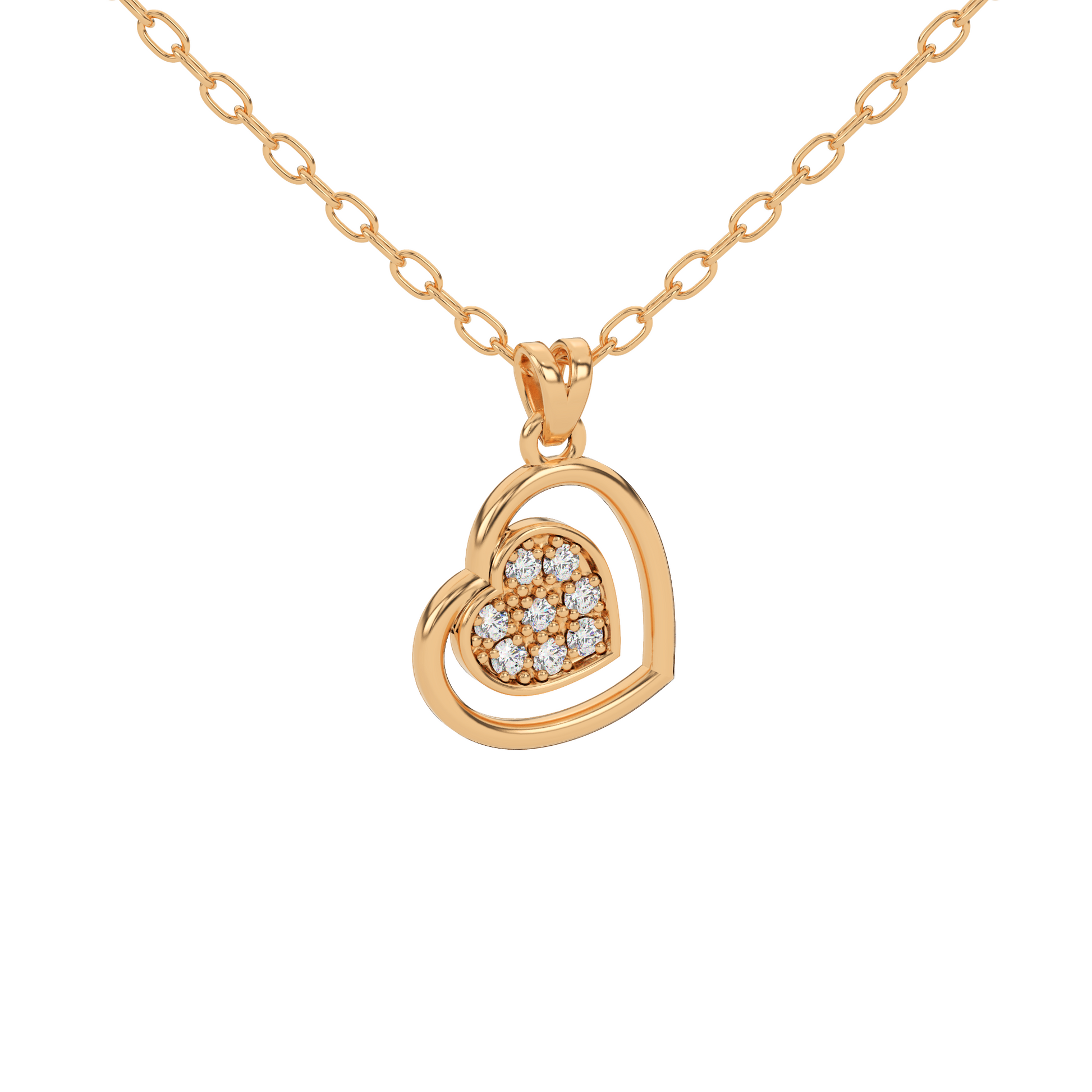 14 Kt Yellow Gold Diamond Charms & Pendants