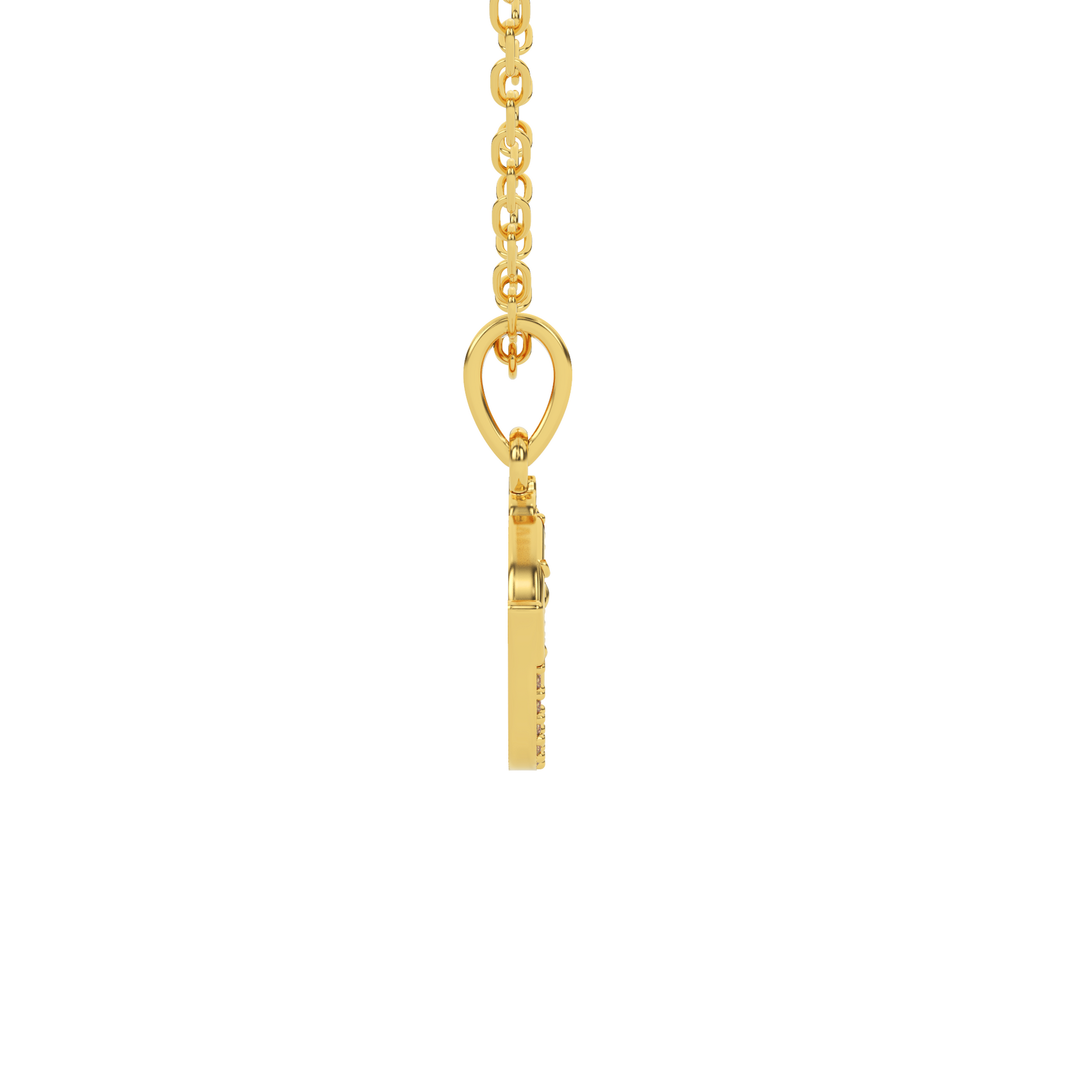 14 Kt Yellow Gold Diamond Charms & Pendants