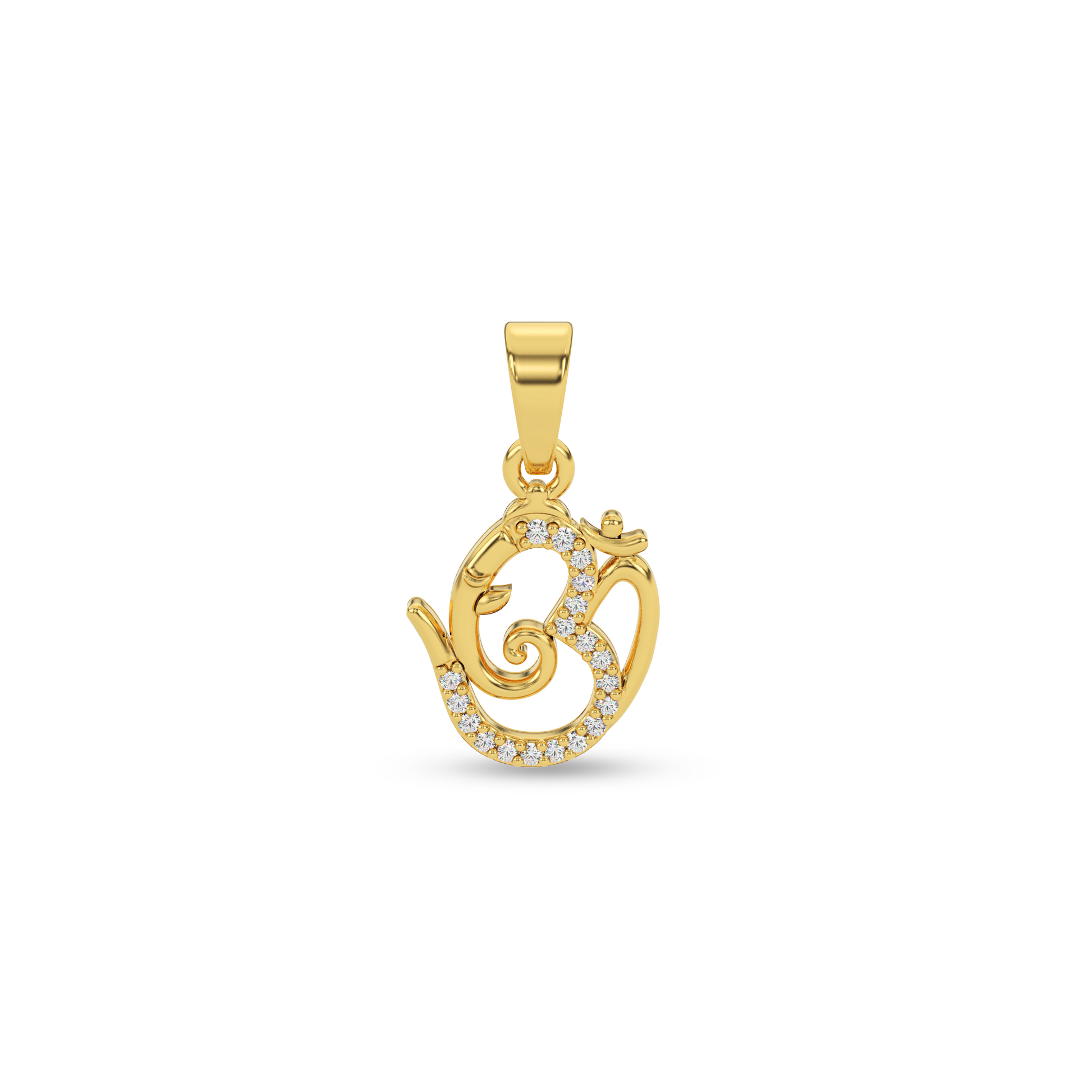 14 Kt Yellow Gold Diamond Charms & Pendants