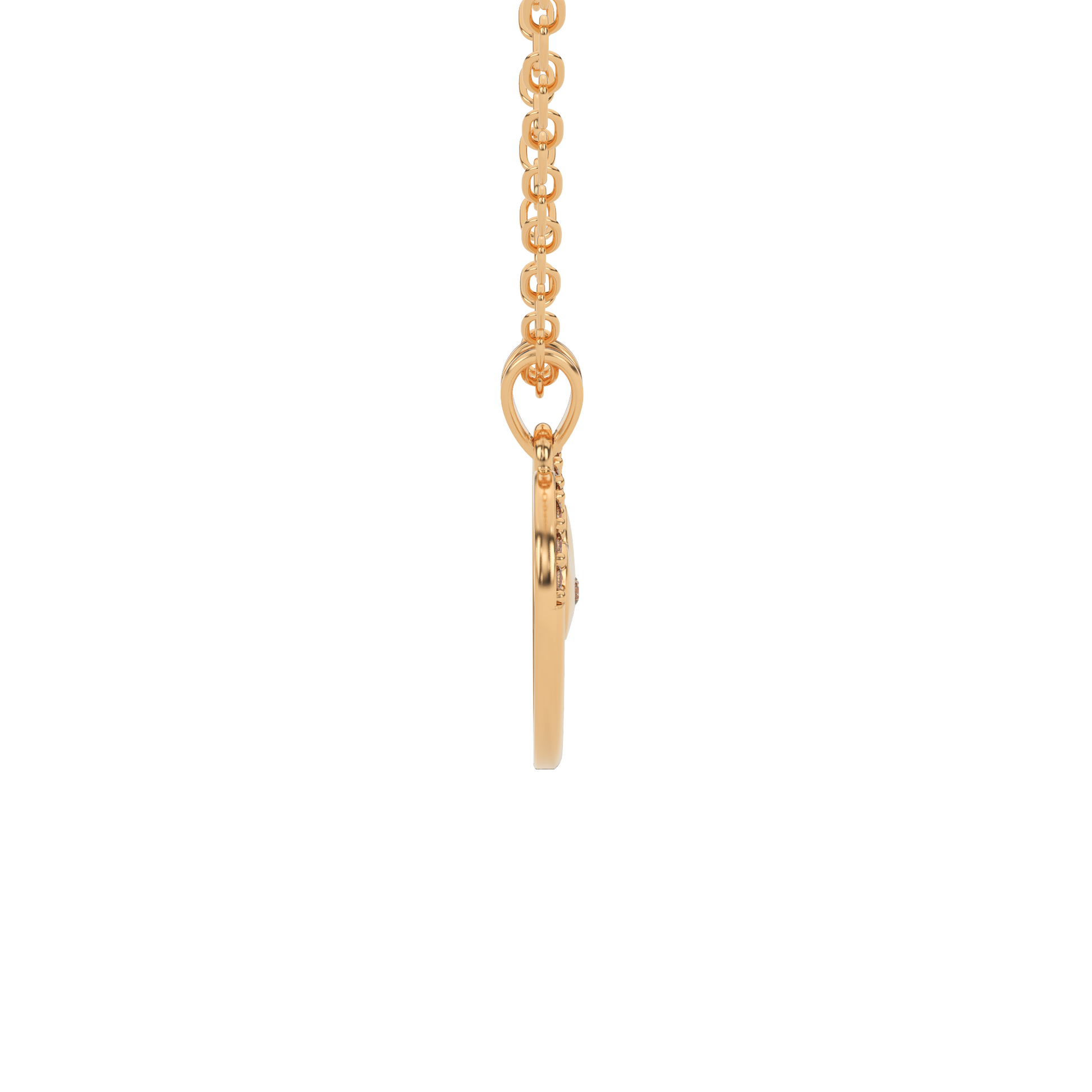 14 Kt Yellow Gold Diamond Charms & Pendants