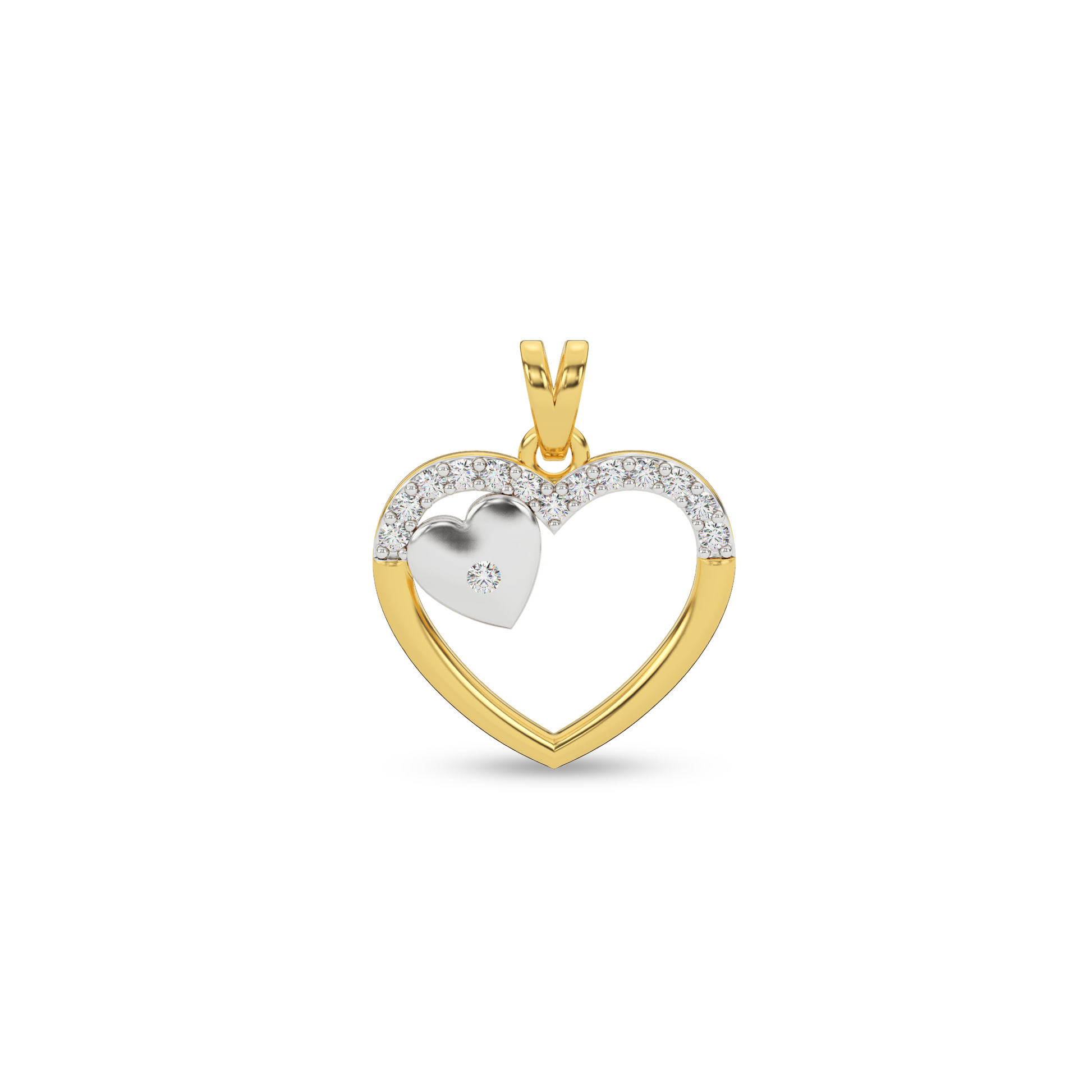 14 Kt Yellow Gold Diamond Charms & Pendants