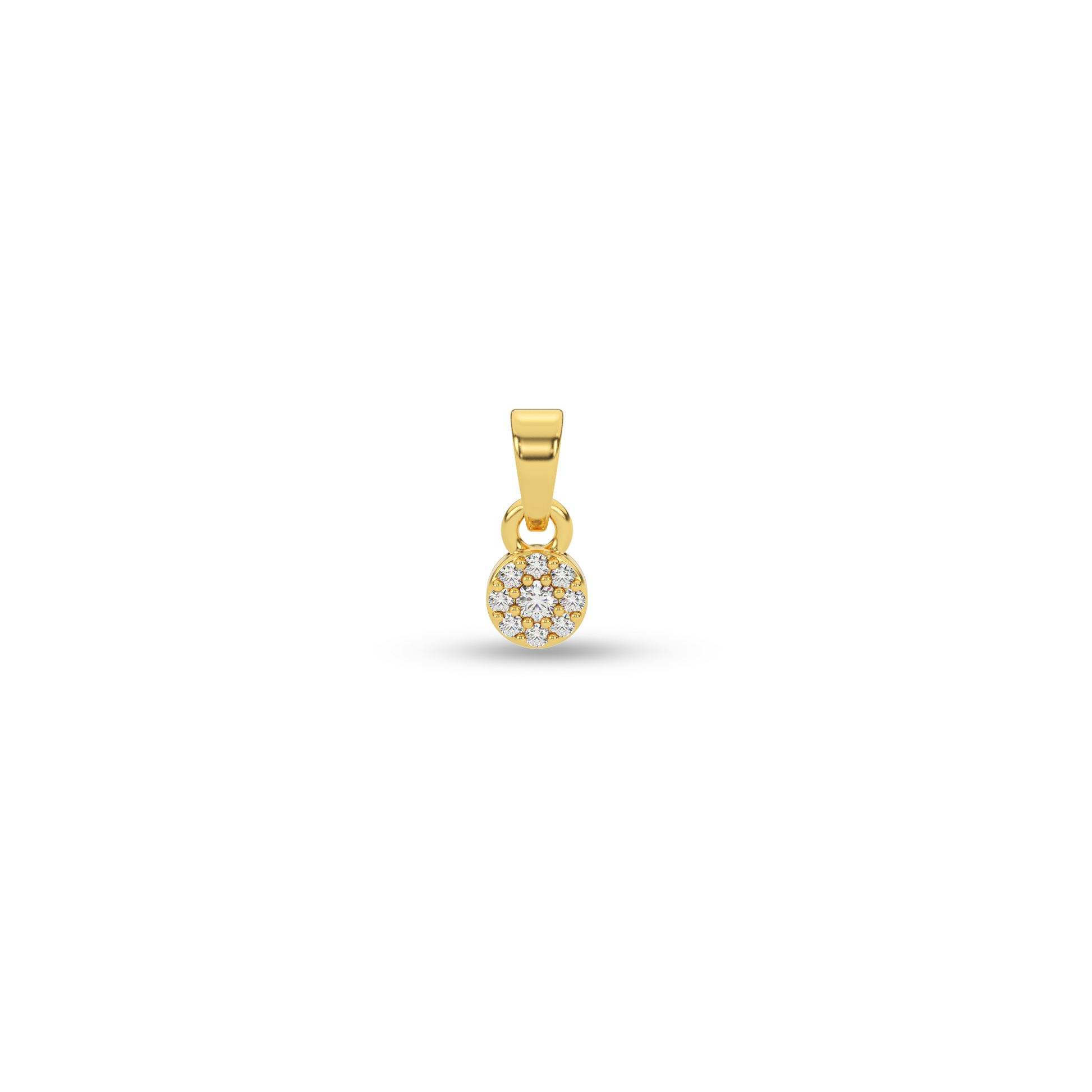 14 Kt Yellow Gold Diamond Charms & Pendants