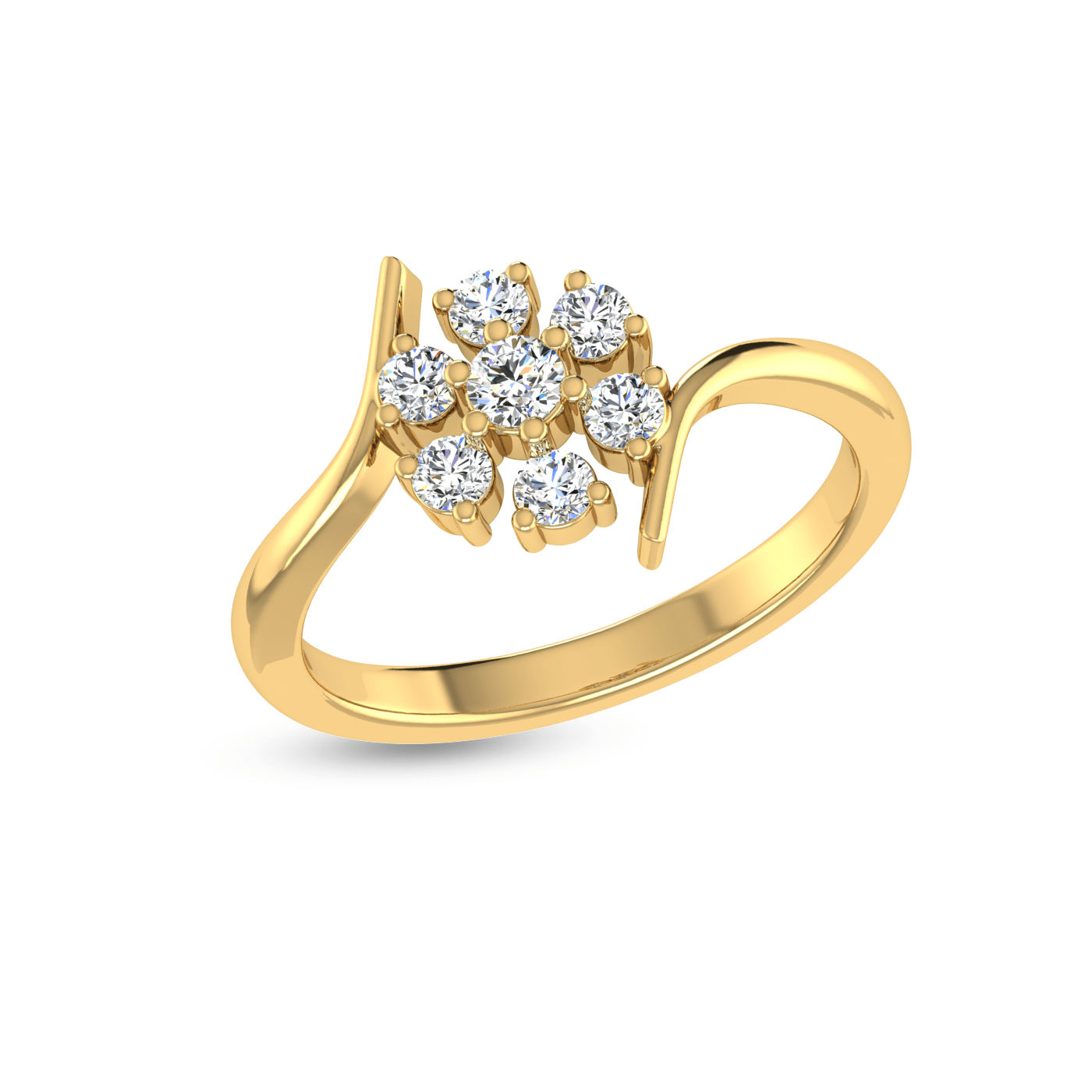 Ethnic Bloom Diamond Ring