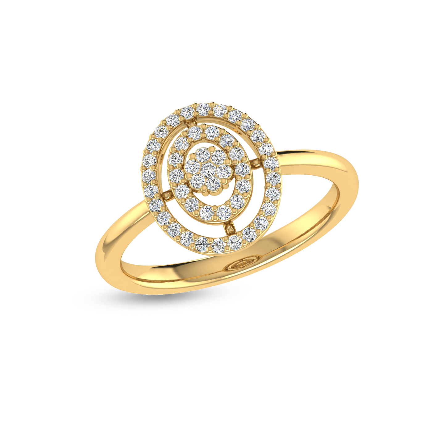 Divinity Gold Diamond Ring