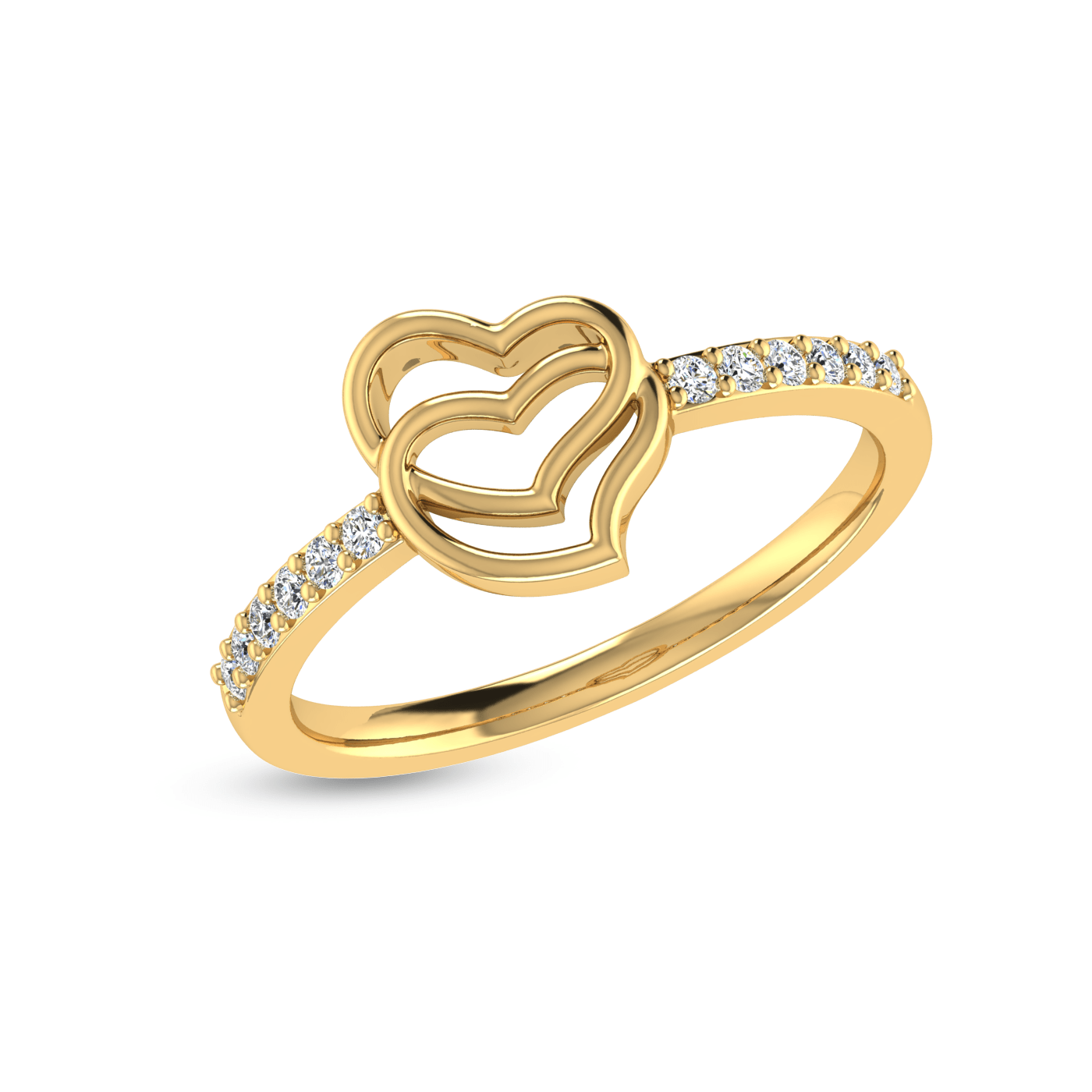 Heartful Harmony Diamond Ring