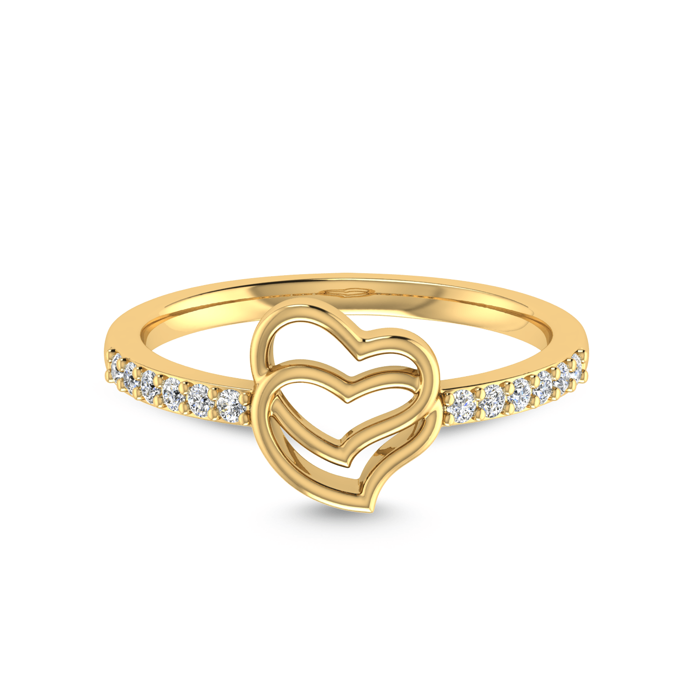 Heartful Harmony Diamond Ring