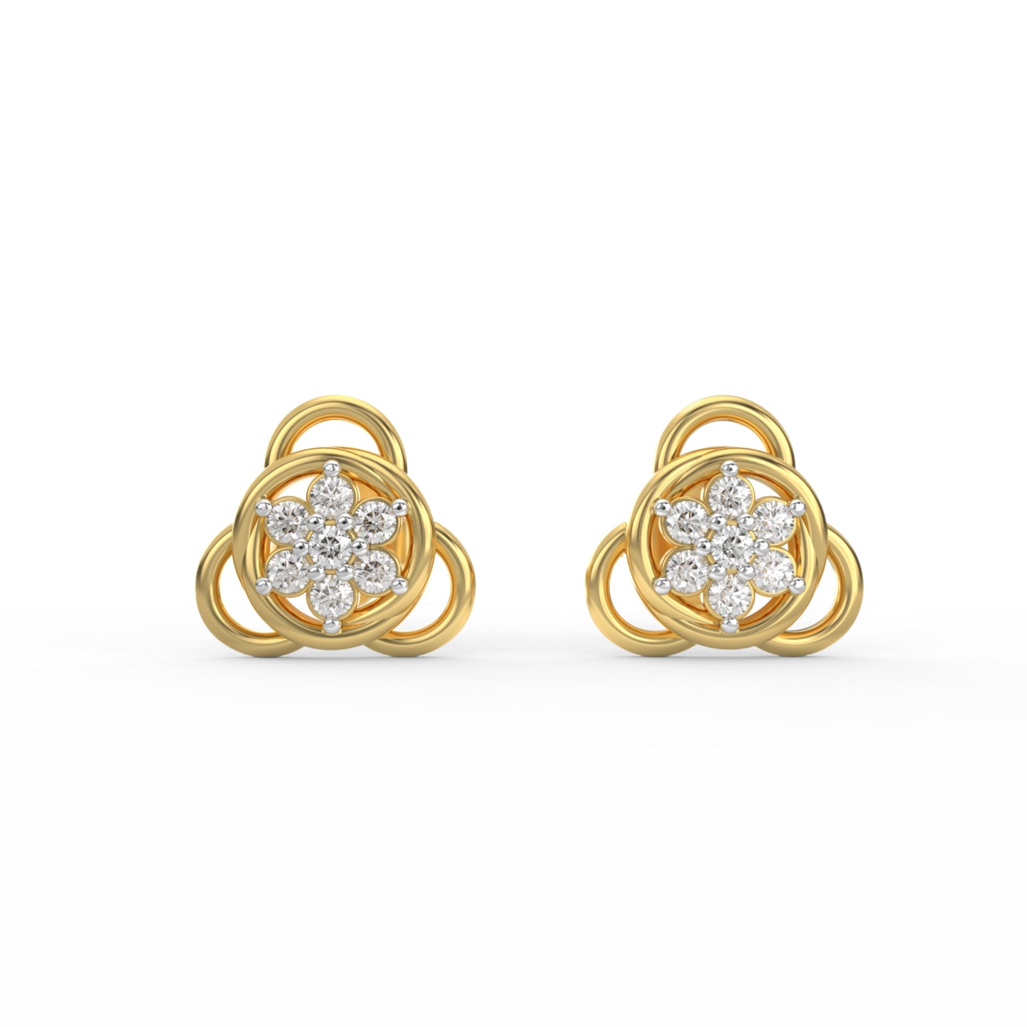 Floral Mood Diamond Earring