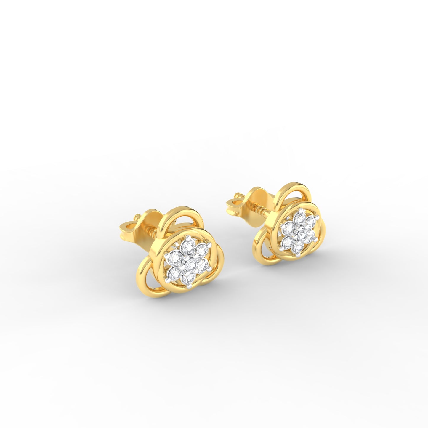 Floral Mood Diamond Earring