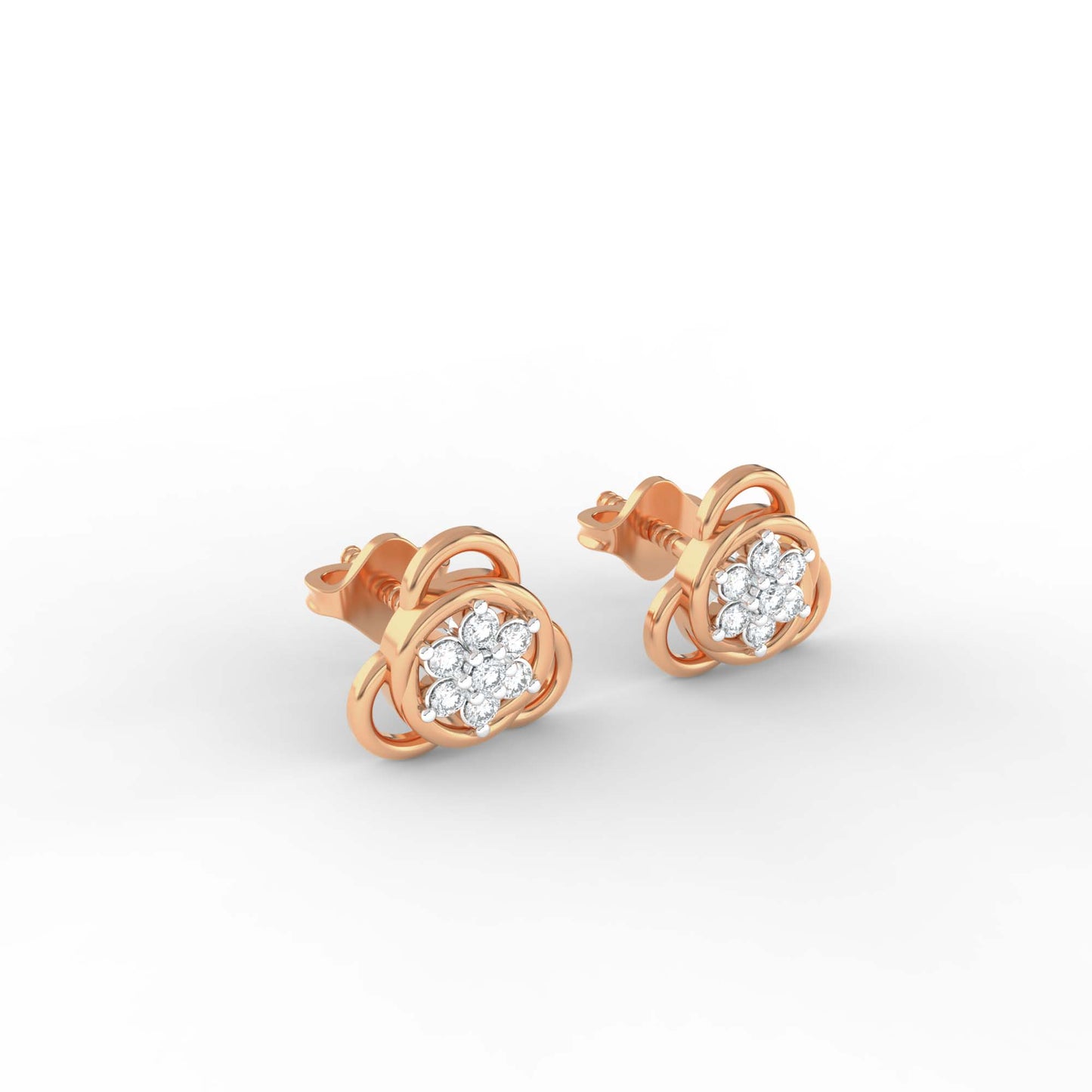 Floral Mood Diamond Earring