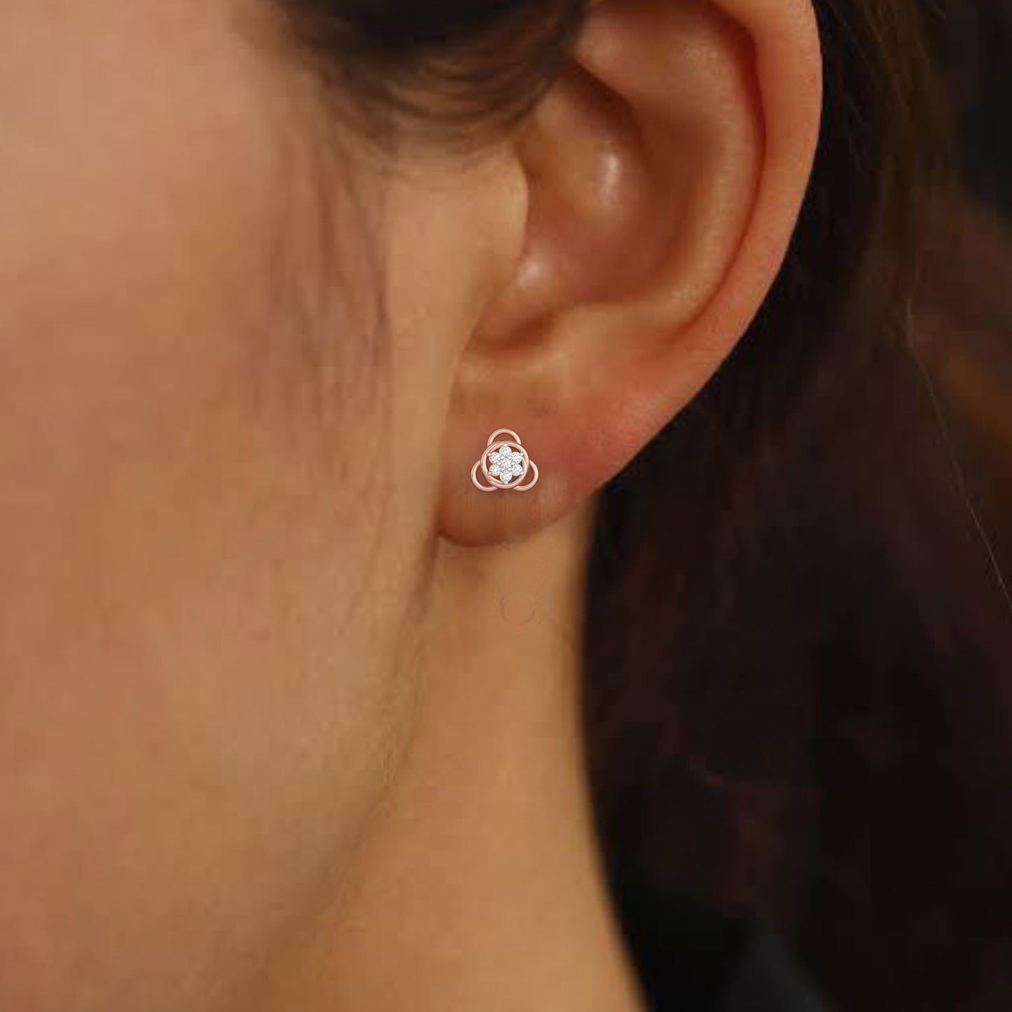 Floral Mood Diamond Earring