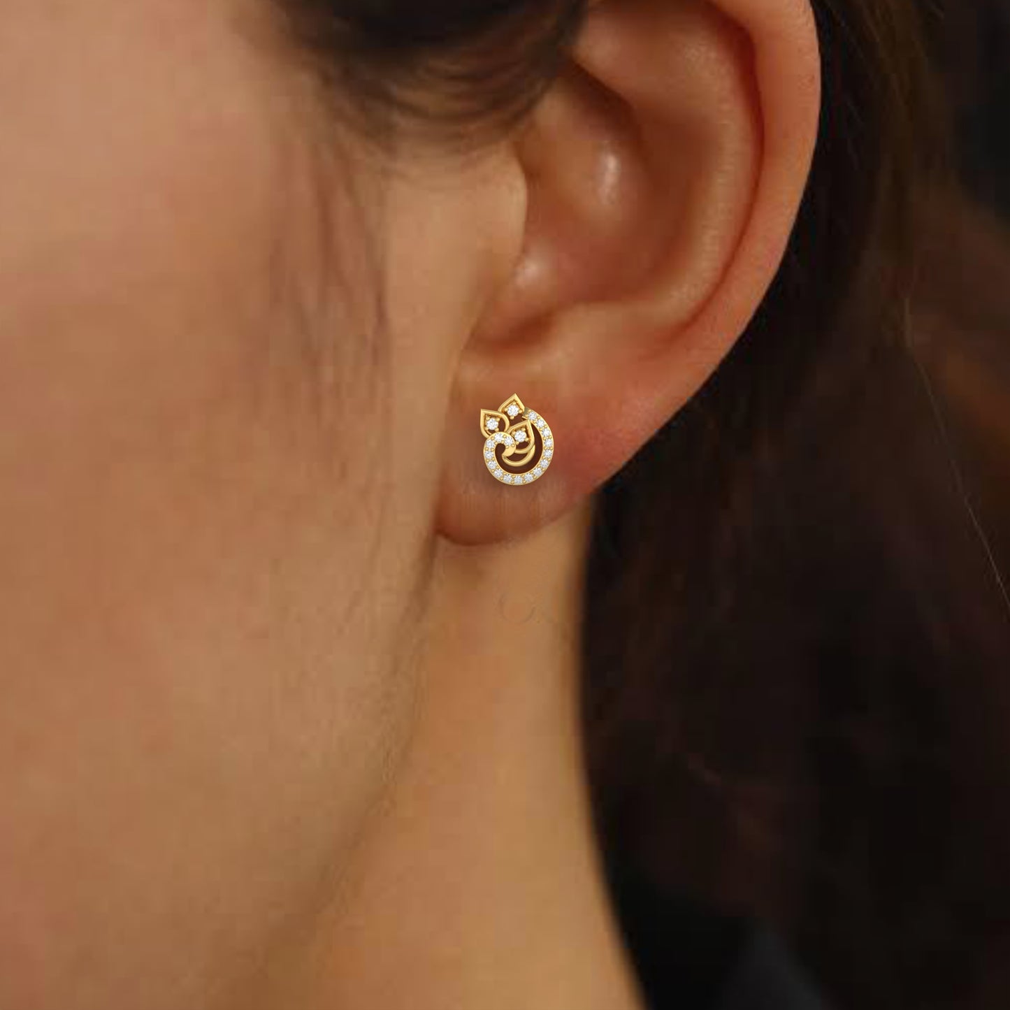 Ethnic Delight Diamond Earring