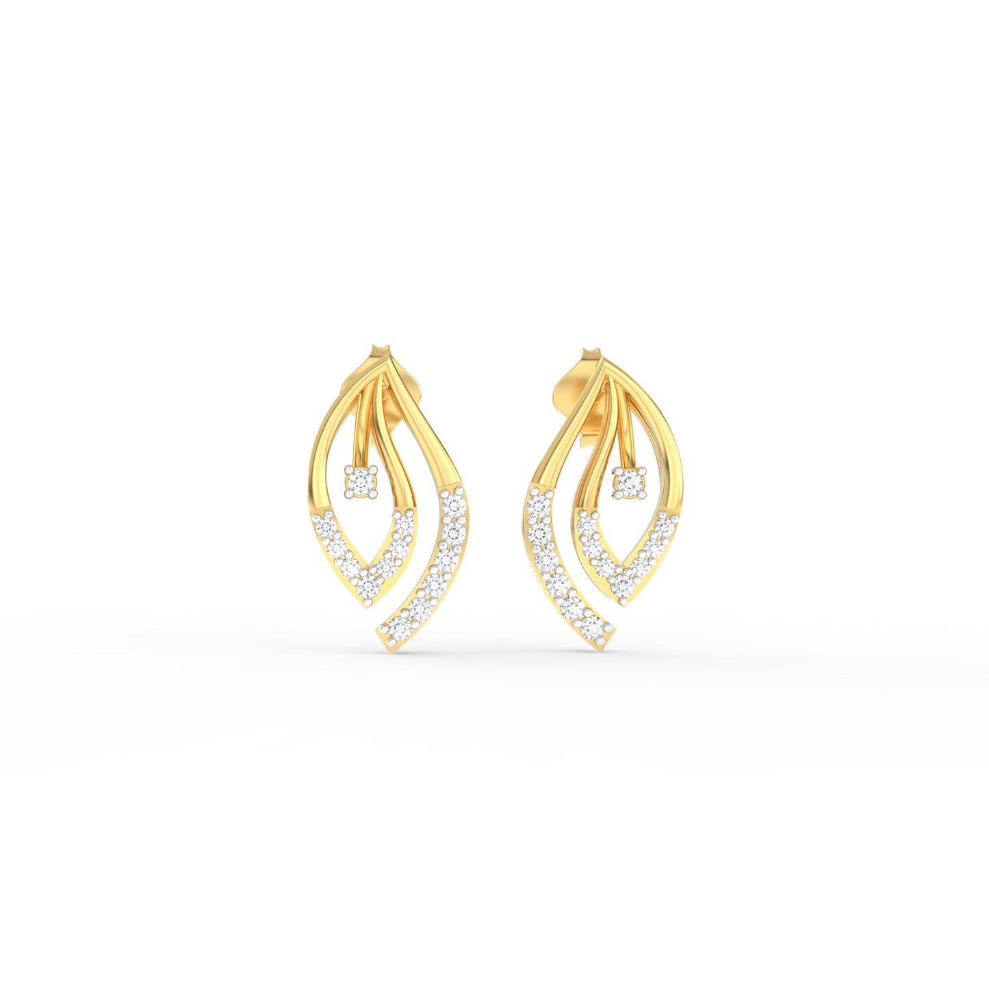 Trendy Elegance Diamond Earring