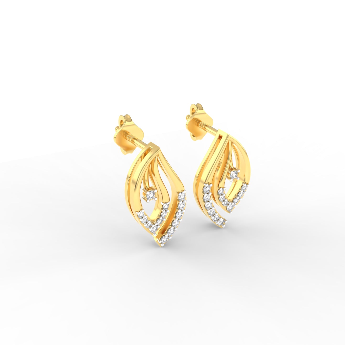 Trendy Elegance Diamond Earring