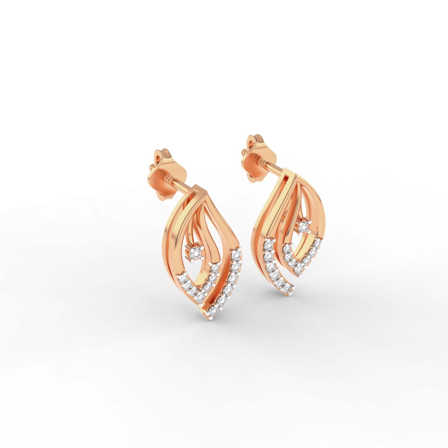 Trendy Elegance Diamond Earring