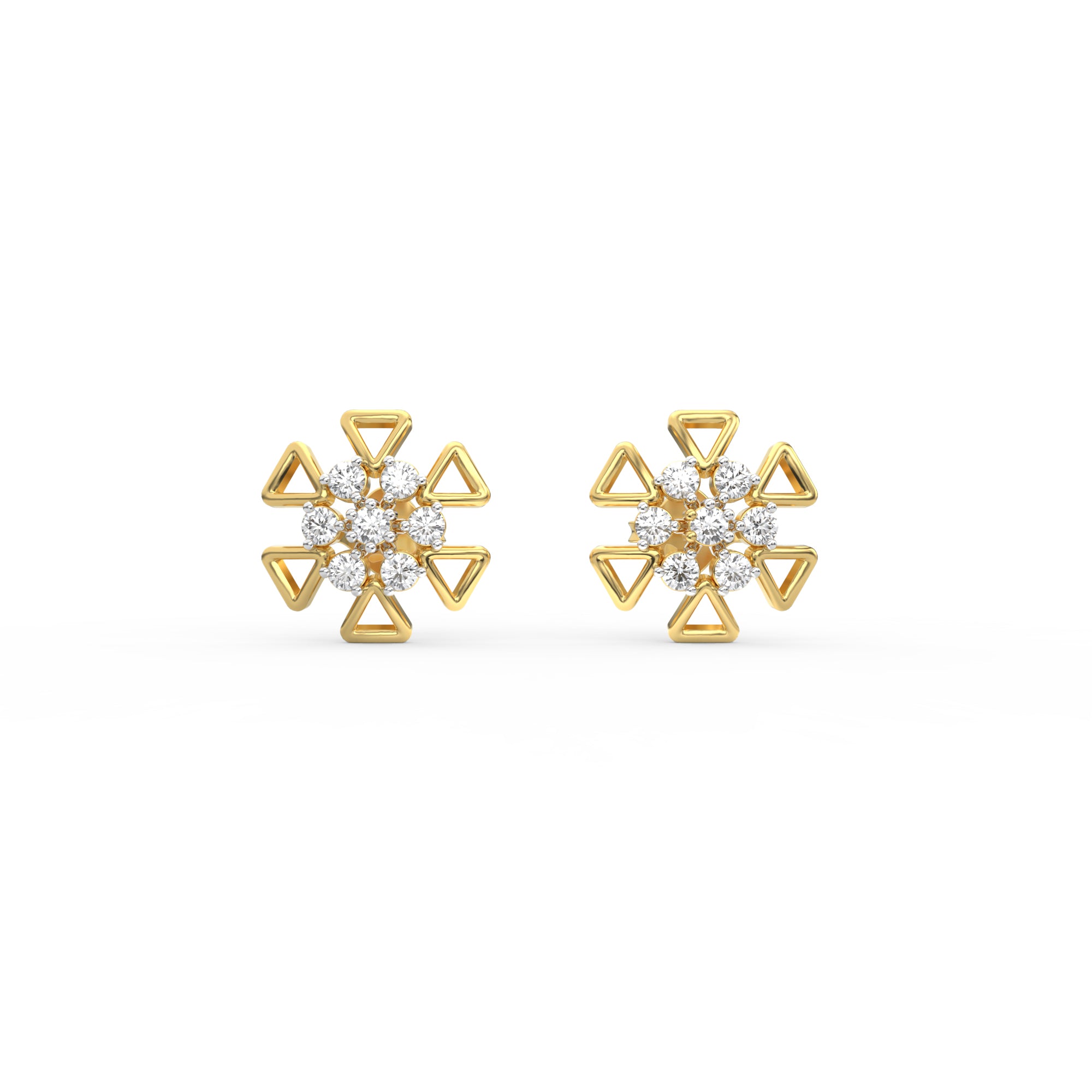 Funky Diamond Earring