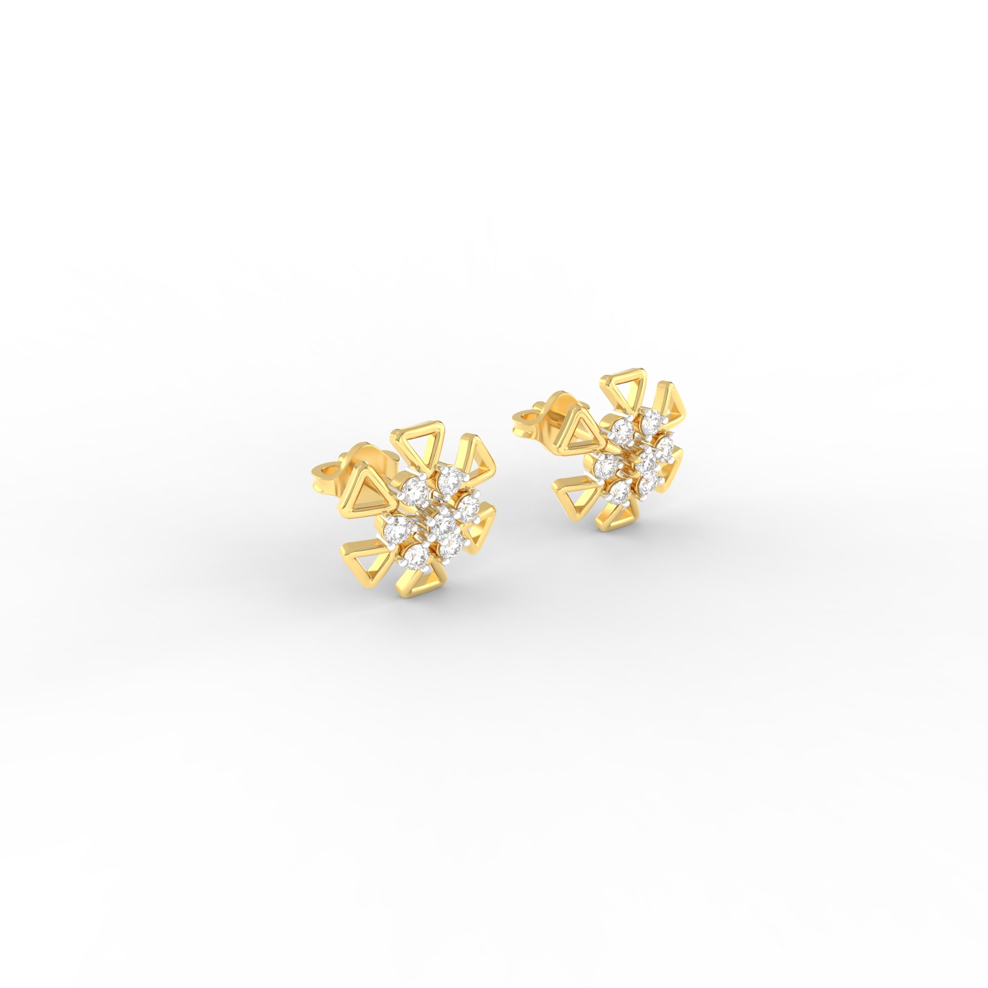 Funky Diamond Earring