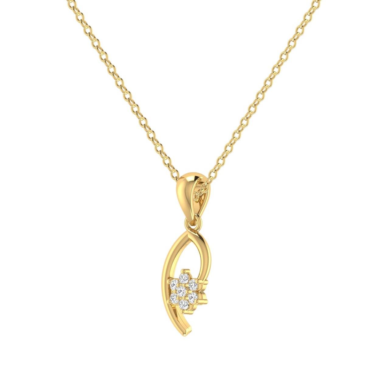 Blooming Charm Diamond Pendant