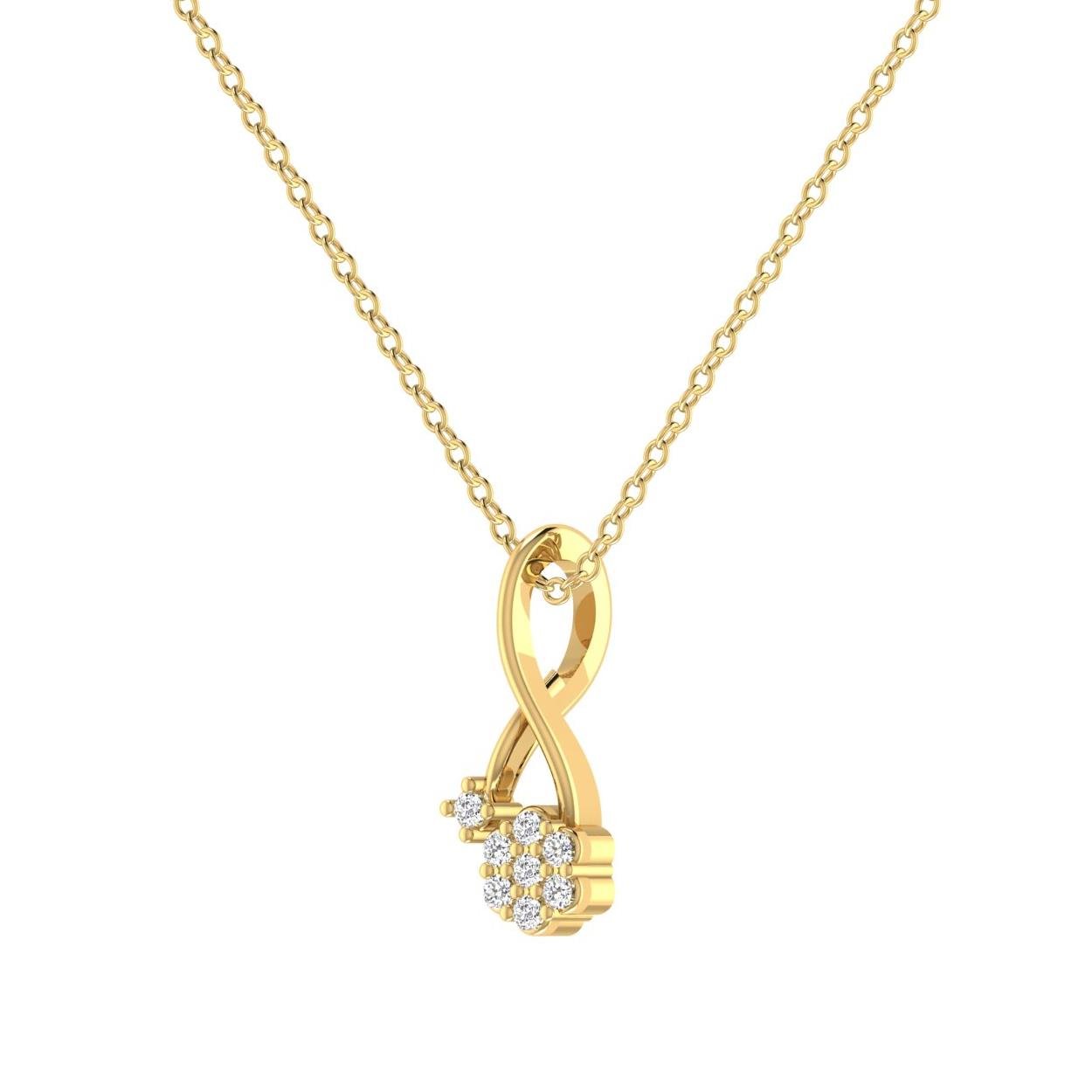 Floral Delight Diamond Pendant