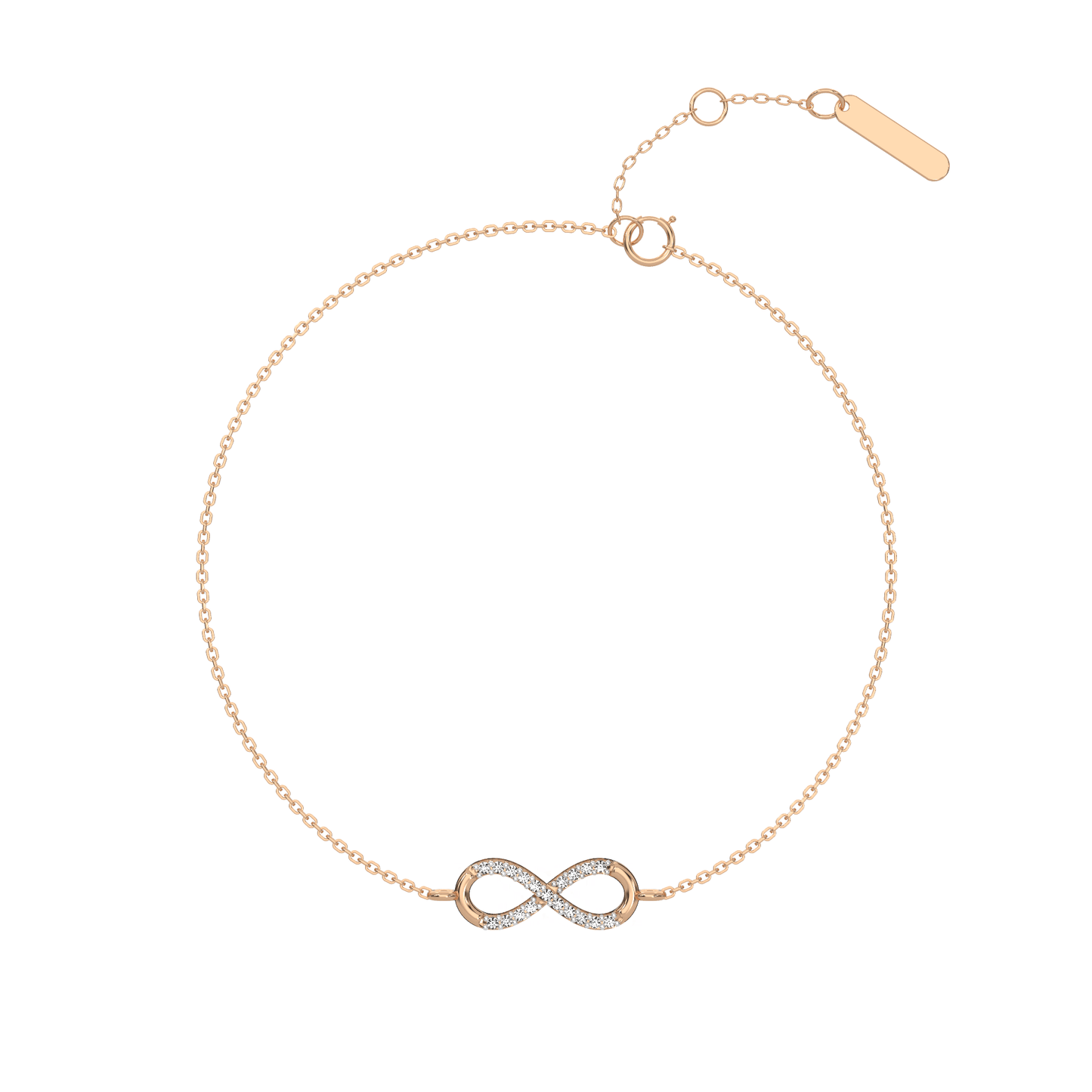 Eternal Embrace Diamond Infinity Bracelet