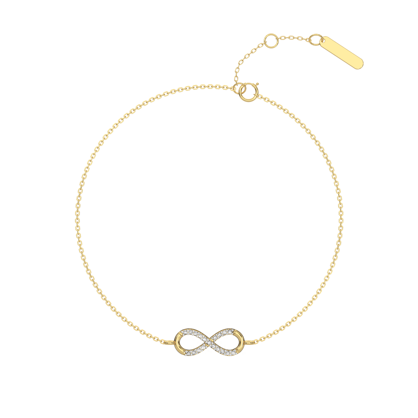 Eternal Embrace Diamond Infinity Bracelet