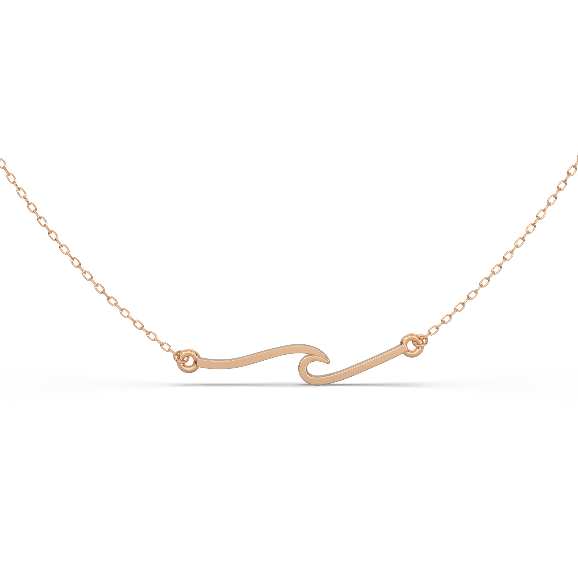 14 Kt Yellow Gold Diamond Necklaces