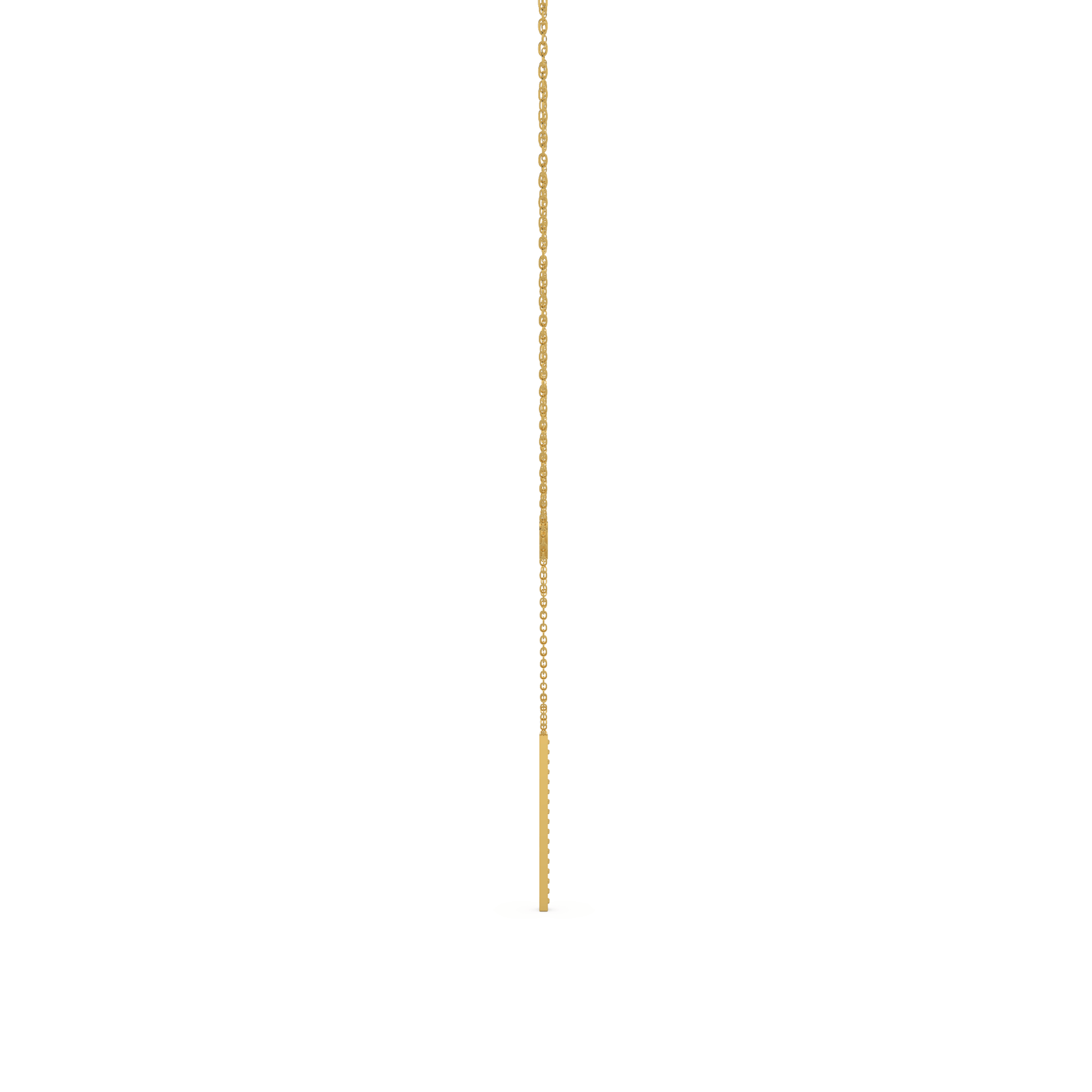 14 Kt Yellow Gold Diamond Necklaces